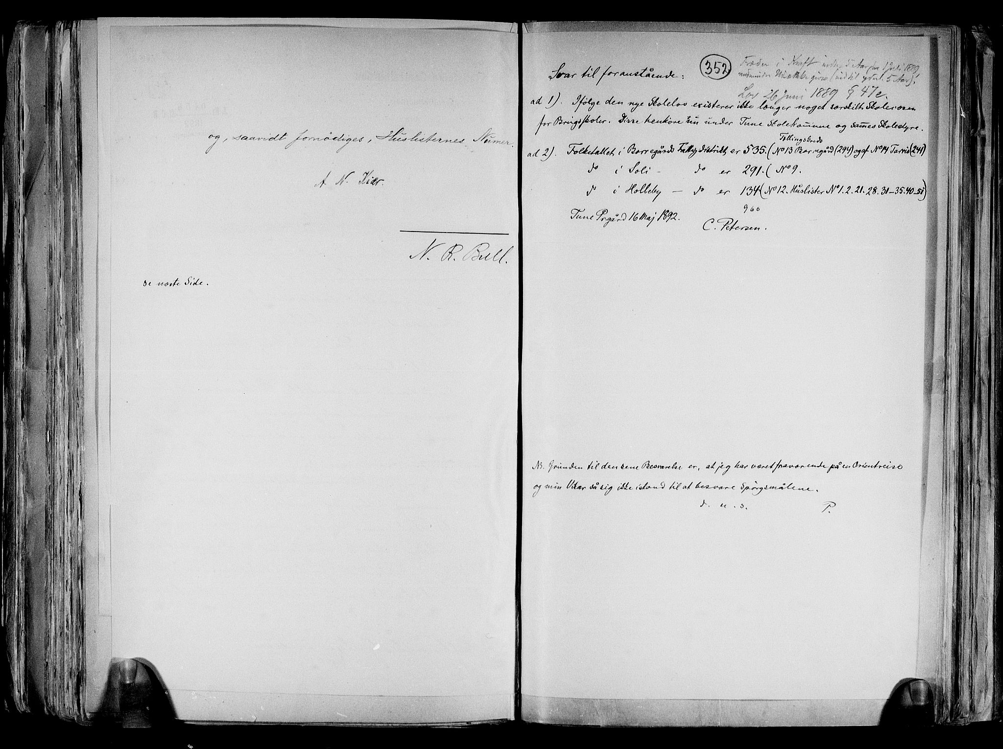 RA, 1891 census for 0130 Tune, 1891, p. 10