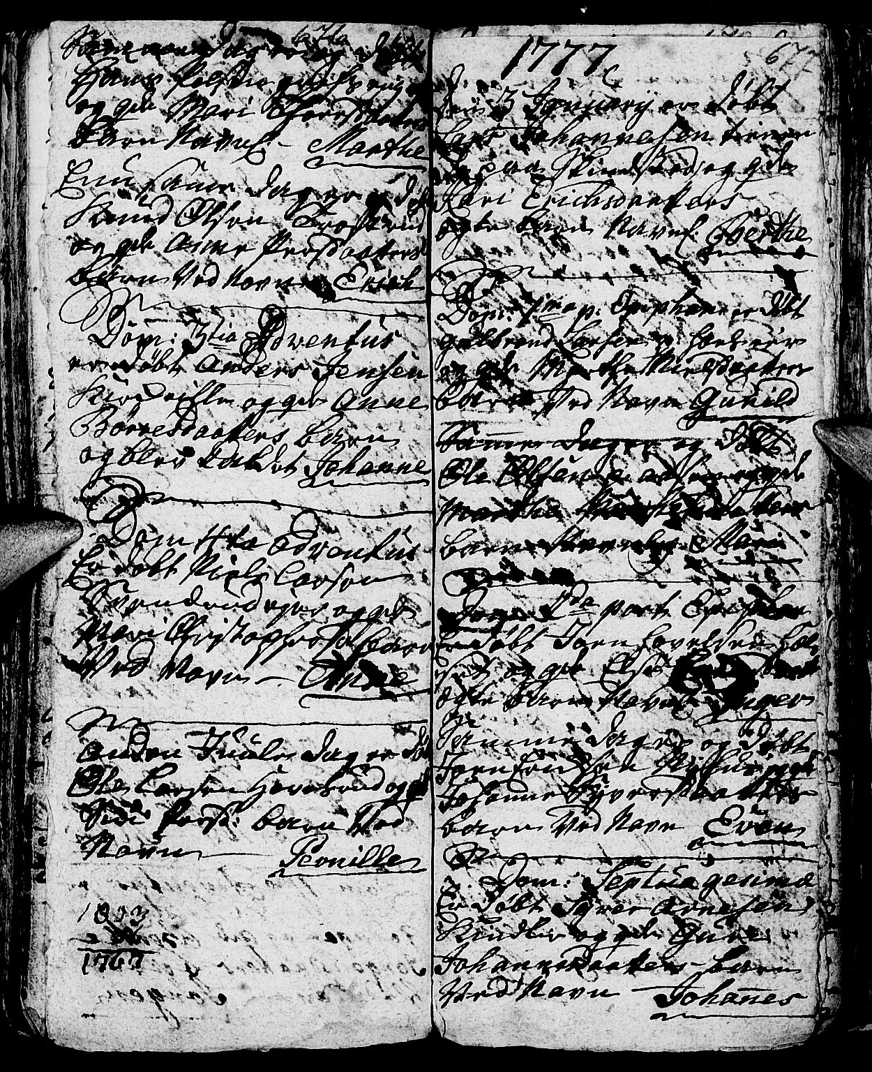 Nes prestekontor, Hedmark, AV/SAH-PREST-020/L/La/L0001: Parish register (copy) no. 1, 1663-1784, p. 676-677