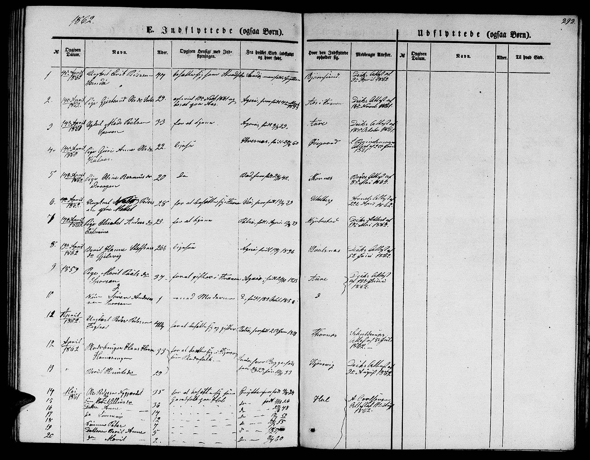 Ministerialprotokoller, klokkerbøker og fødselsregistre - Møre og Romsdal, AV/SAT-A-1454/565/L0753: Parish register (copy) no. 565C02, 1845-1870, p. 291