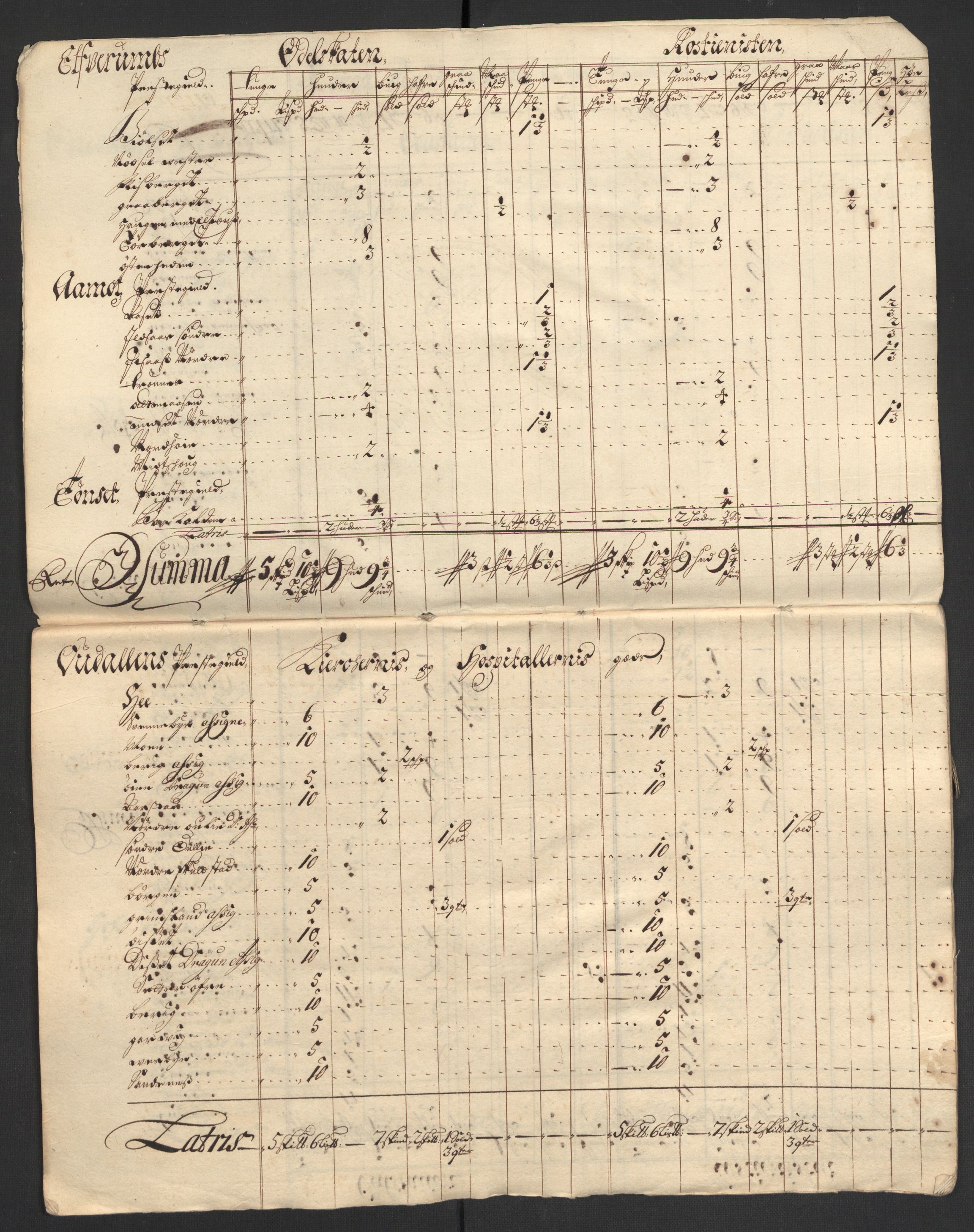 Rentekammeret inntil 1814, Reviderte regnskaper, Fogderegnskap, RA/EA-4092/R13/L0843: Fogderegnskap Solør, Odal og Østerdal, 1705-1706, p. 234
