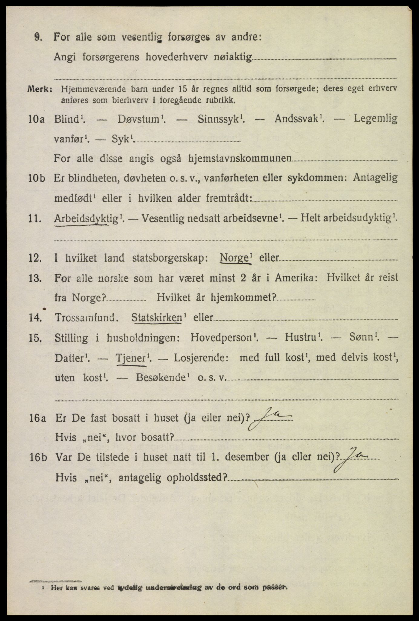 SAH, 1920 census for Fåberg, 1920, p. 13527