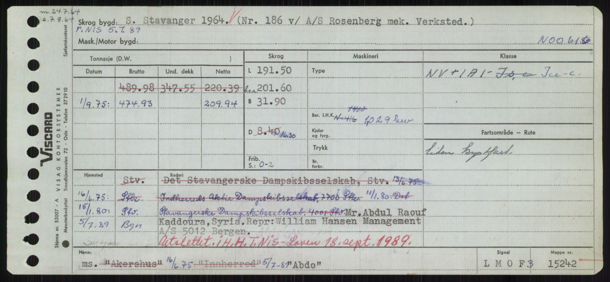 Sjøfartsdirektoratet med forløpere, Skipsmålingen, RA/S-1627/H/Hd/L0001: Fartøy, A-Anv, p. 7