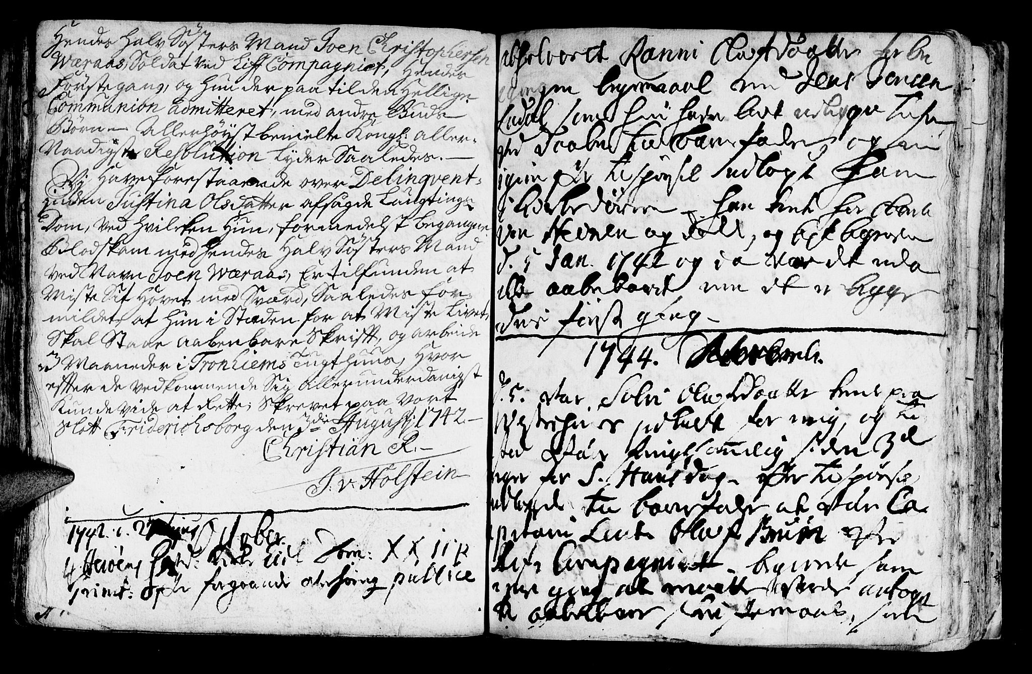 Ministerialprotokoller, klokkerbøker og fødselsregistre - Nord-Trøndelag, SAT/A-1458/722/L0215: Parish register (official) no. 722A02, 1718-1755, p. 298b