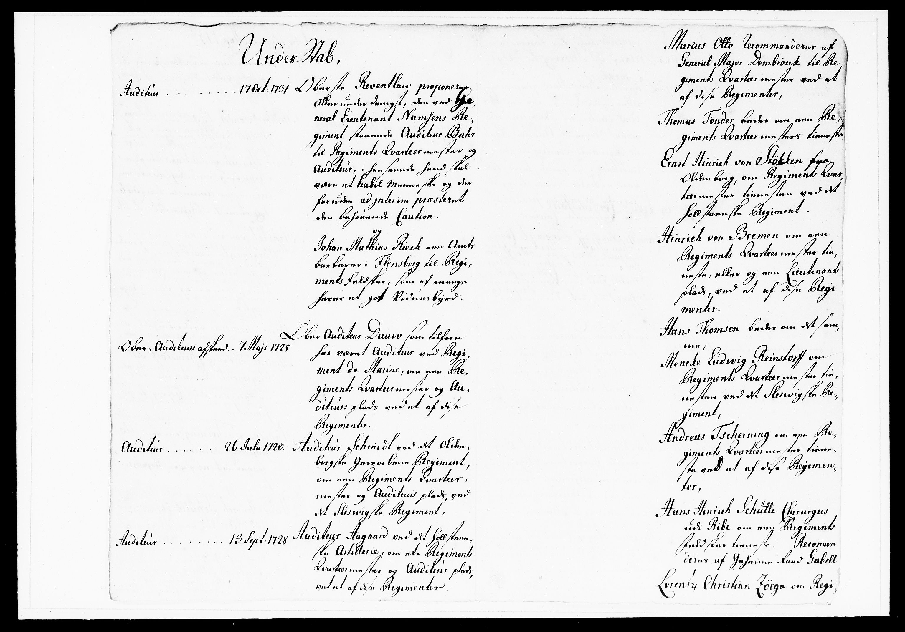 Krigskollegiet, Krigskancelliet, DRA/A-0006/-/1143-1150: Refererede sager, 1738, p. 210