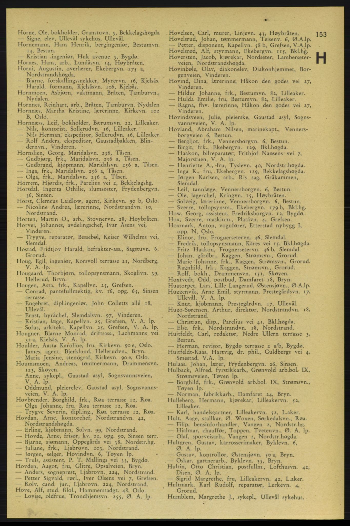 Aker adressebok/adressekalender, PUBL/001/A/006: Aker adressebok, 1937-1938, p. 153