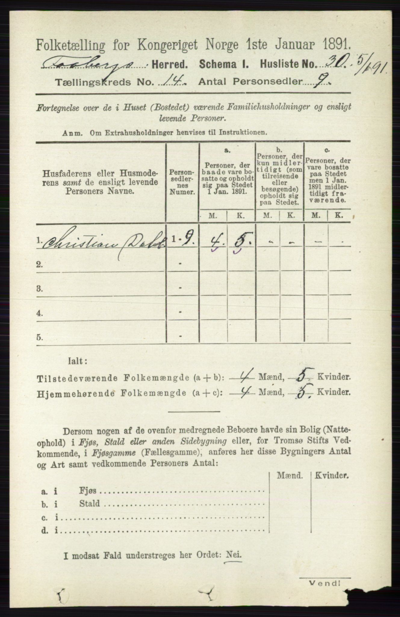 RA, 1891 census for 0524 Fåberg, 1891, p. 5652