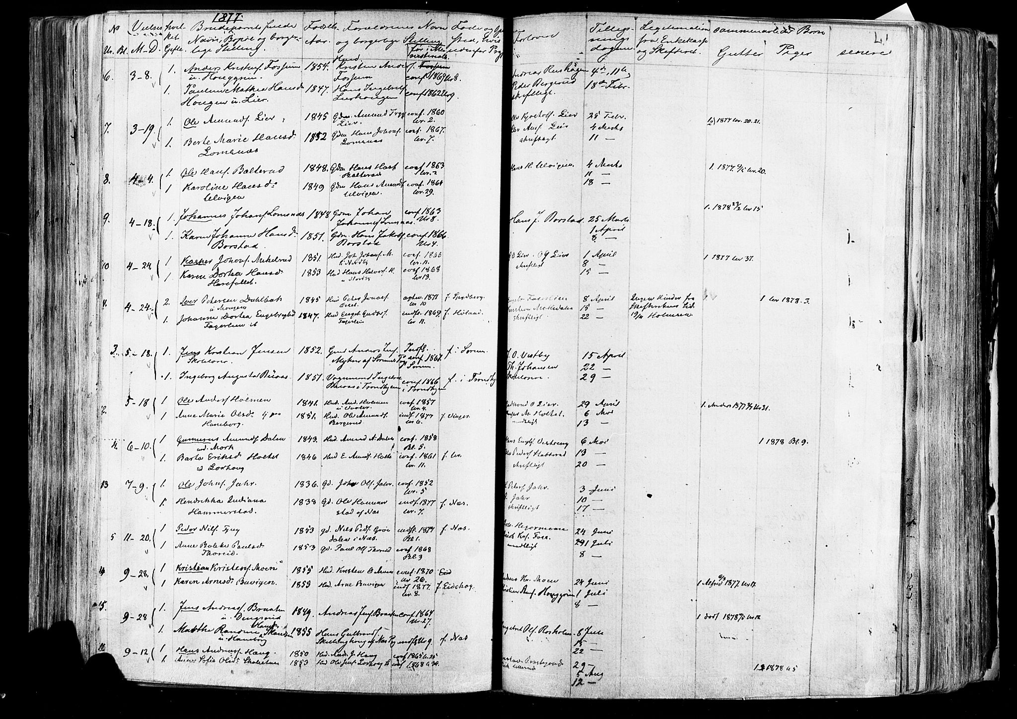 Aurskog prestekontor Kirkebøker, AV/SAO-A-10304a/F/Fa/L0007: Parish register (official) no. I 7, 1854-1877