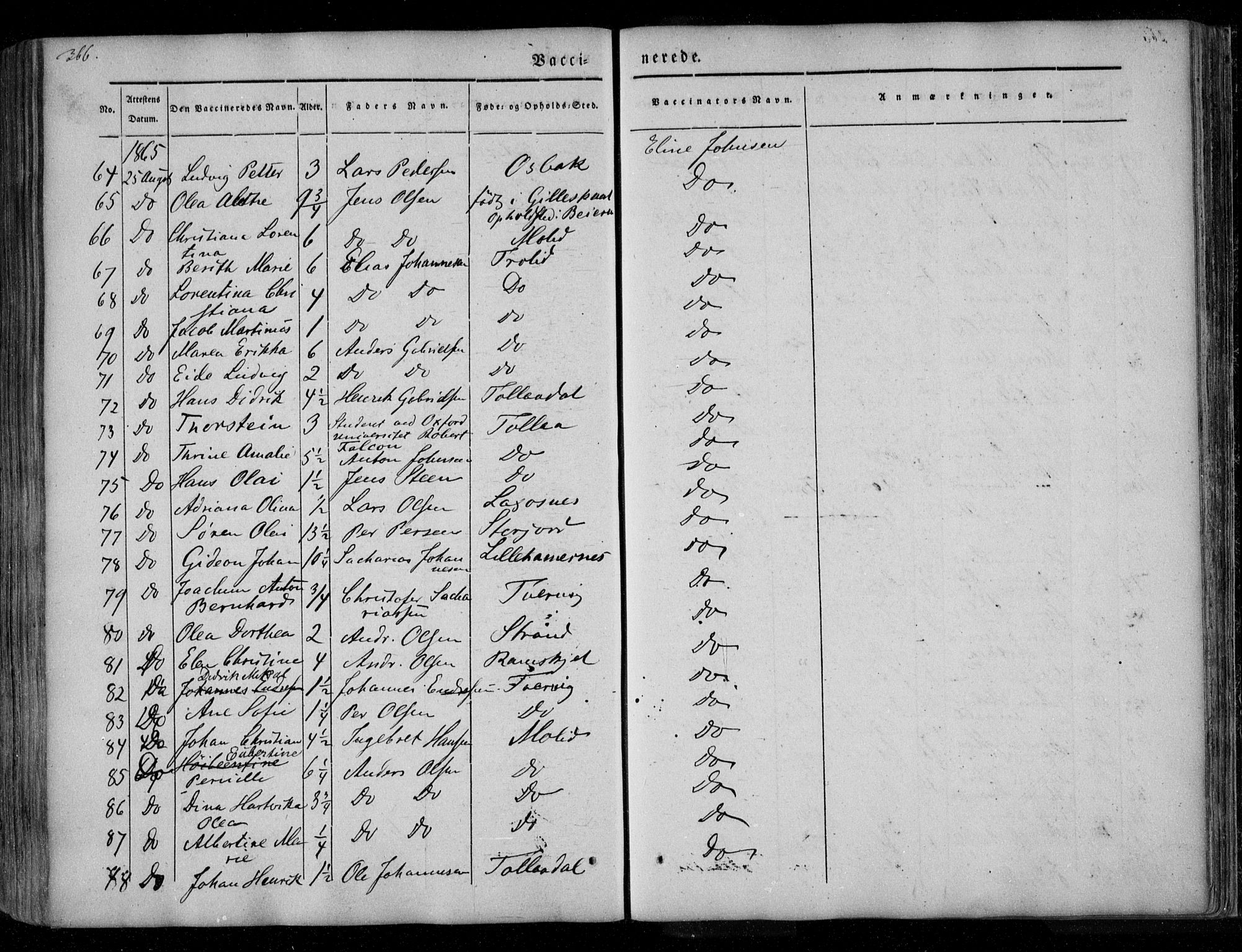 Ministerialprotokoller, klokkerbøker og fødselsregistre - Nordland, AV/SAT-A-1459/846/L0644: Parish register (official) no. 846A02, 1837-1872, p. 366