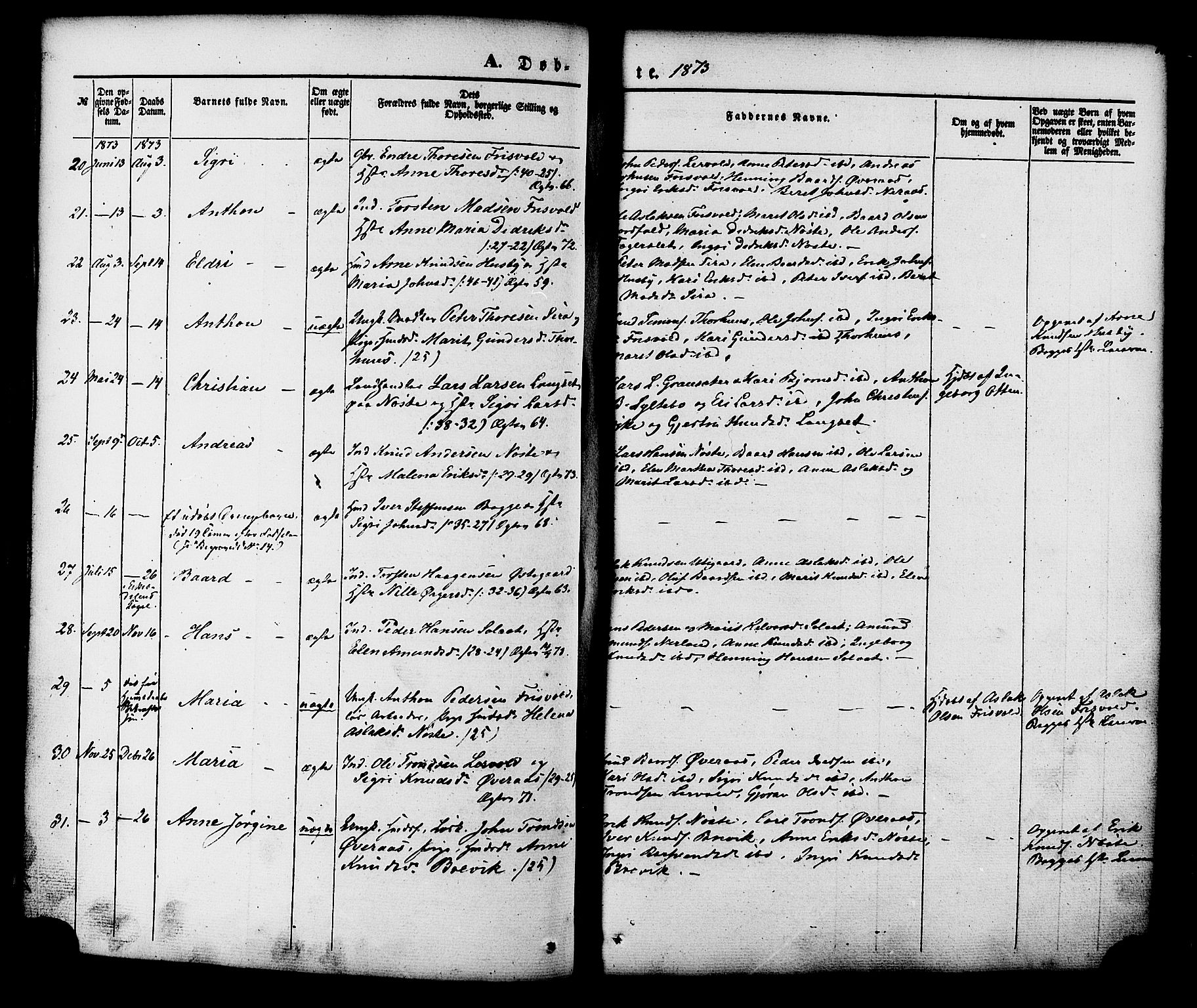 Ministerialprotokoller, klokkerbøker og fødselsregistre - Møre og Romsdal, AV/SAT-A-1454/552/L0637: Parish register (official) no. 552A01, 1845-1879, p. 71