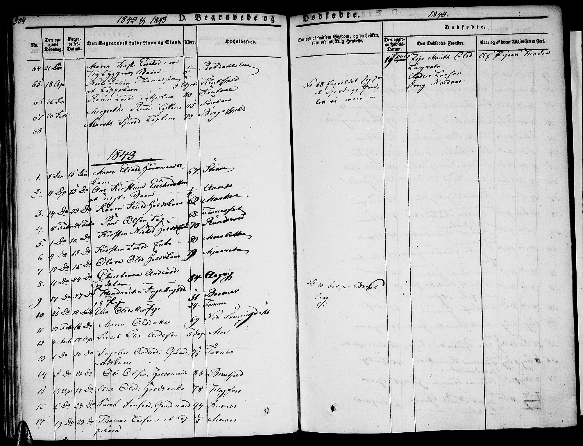 Ministerialprotokoller, klokkerbøker og fødselsregistre - Nordland, AV/SAT-A-1459/820/L0290: Parish register (official) no. 820A11, 1826-1845, p. 504