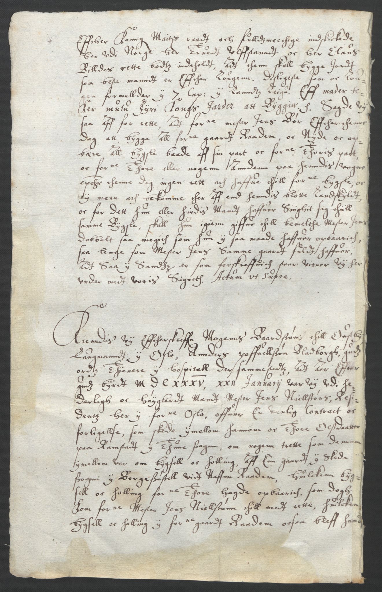 Oslo stiftsdireksjon, SAO/A-11085/G/Gb/L0001: Bispestolens dokumenter, 1584-1612, p. 96