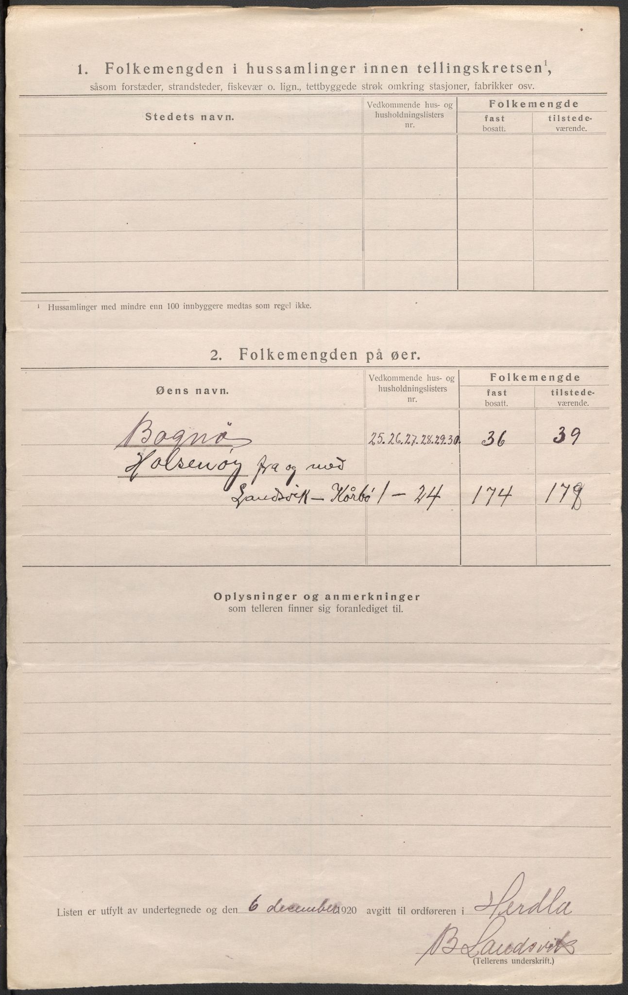 SAB, 1920 census for Herdla, 1920, p. 11