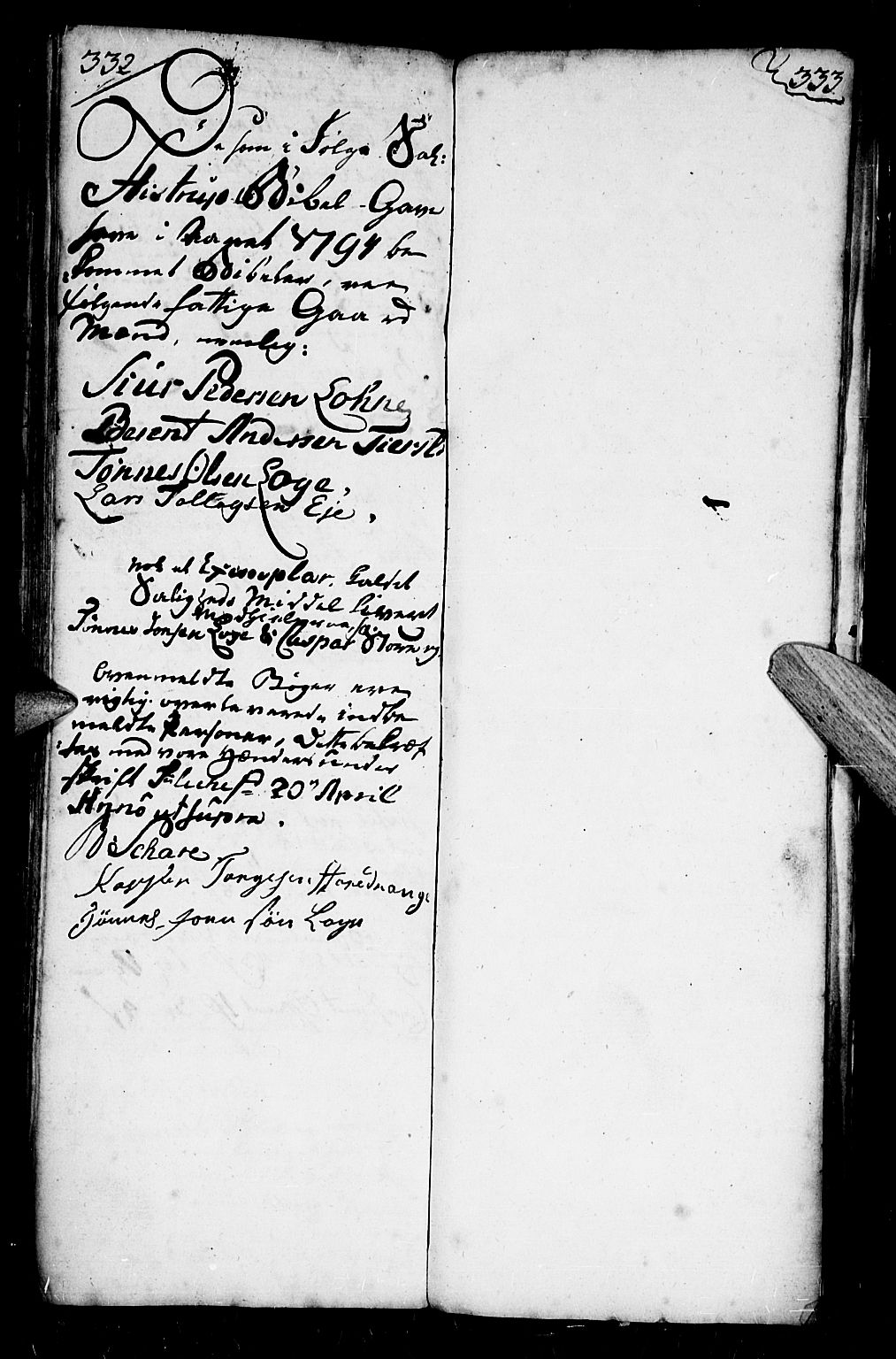 Flekkefjord sokneprestkontor, AV/SAK-1111-0012/F/Fb/Fbc/L0001: Parish register (copy) no. B 1, 1773-1801, p. 358-359