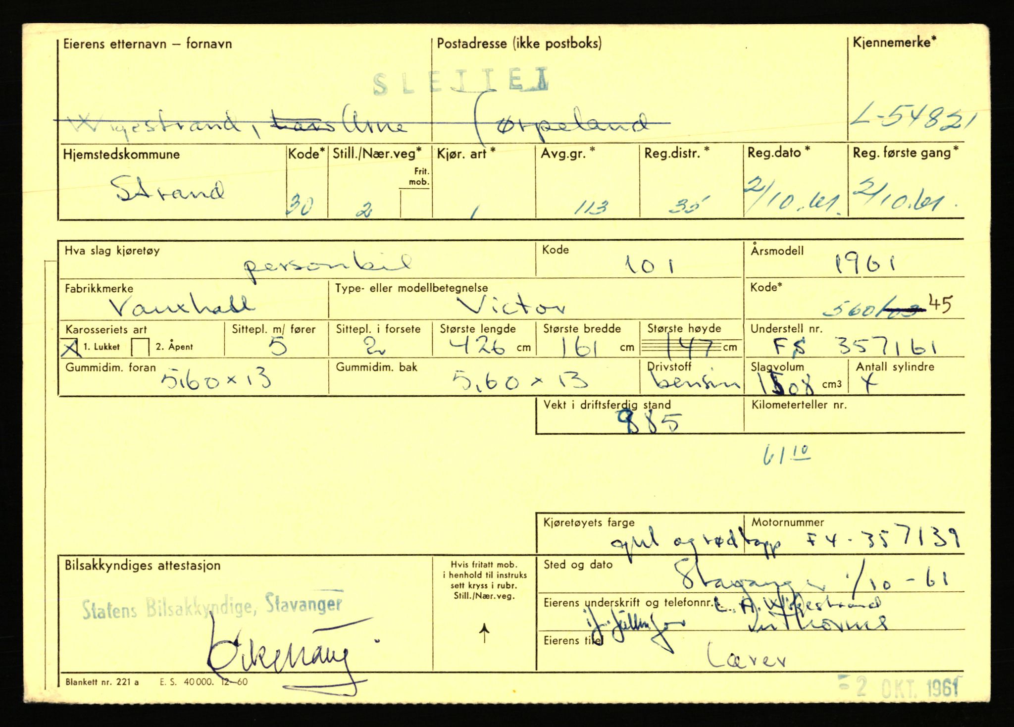 Stavanger trafikkstasjon, AV/SAST-A-101942/0/F/L0054: L-54200 - L-55699, 1930-1971, p. 1283