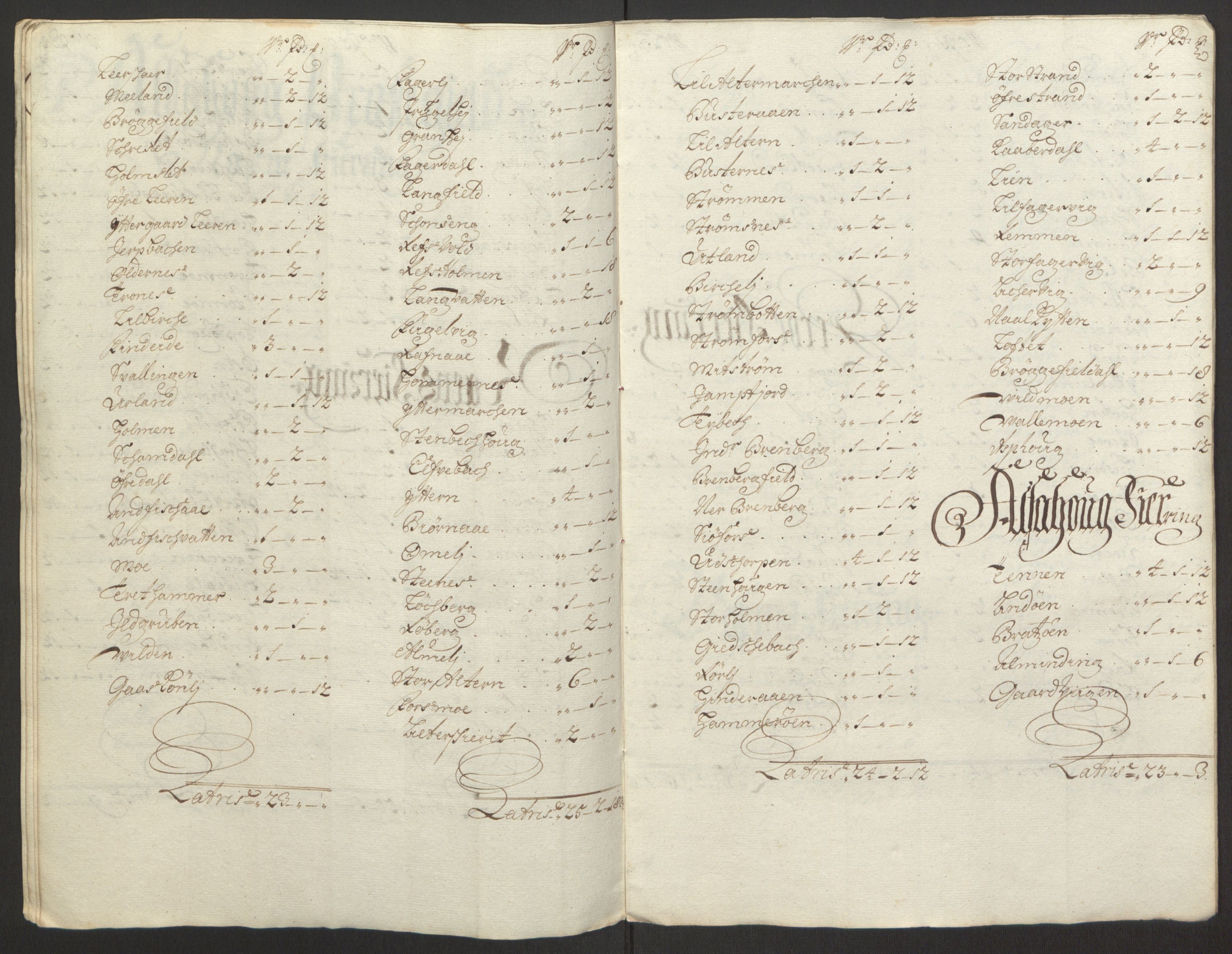 Rentekammeret inntil 1814, Reviderte regnskaper, Fogderegnskap, AV/RA-EA-4092/R65/L4505: Fogderegnskap Helgeland, 1693-1696, p. 495