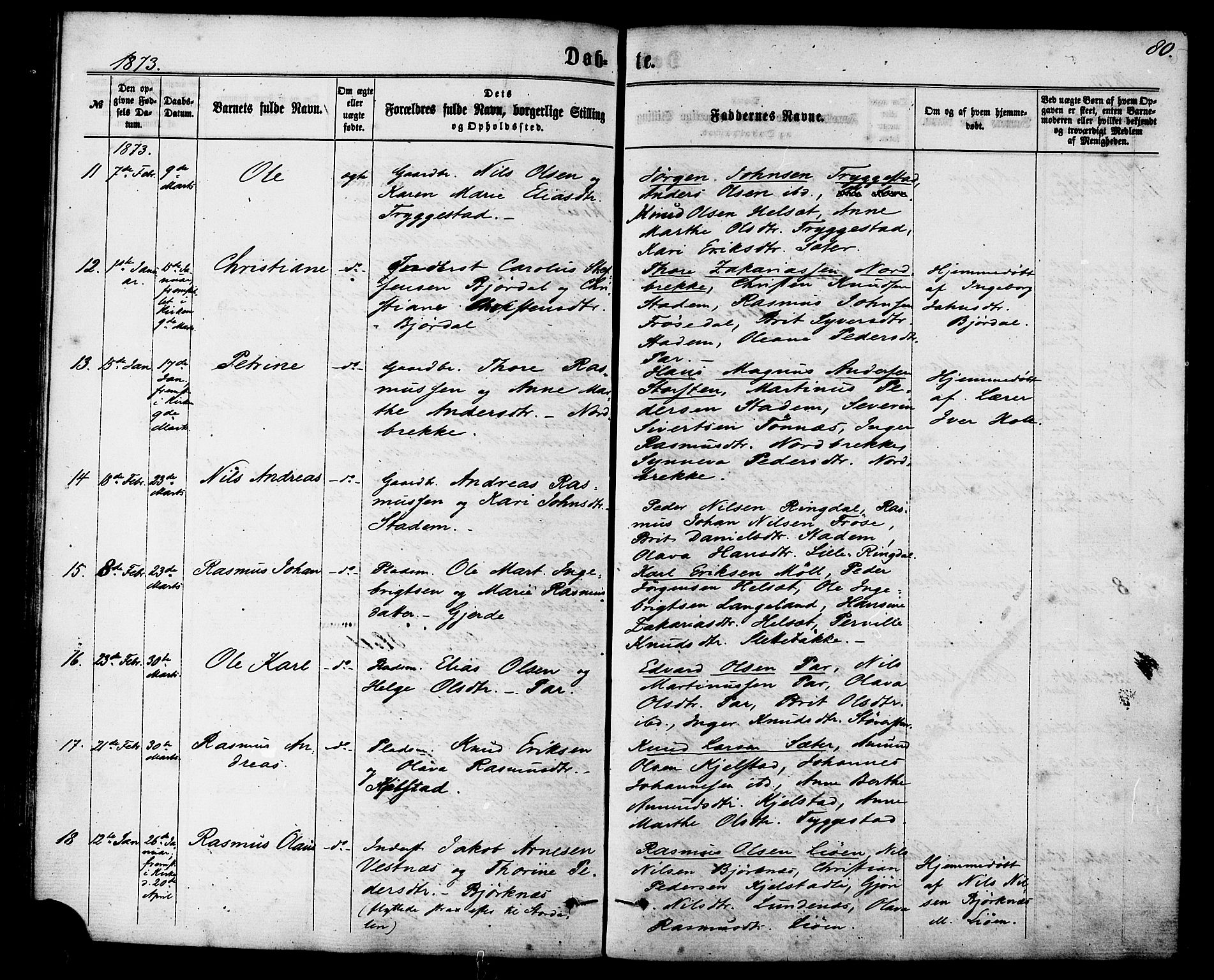 Ministerialprotokoller, klokkerbøker og fødselsregistre - Møre og Romsdal, AV/SAT-A-1454/517/L0226: Parish register (official) no. 517A06, 1862-1881, p. 80