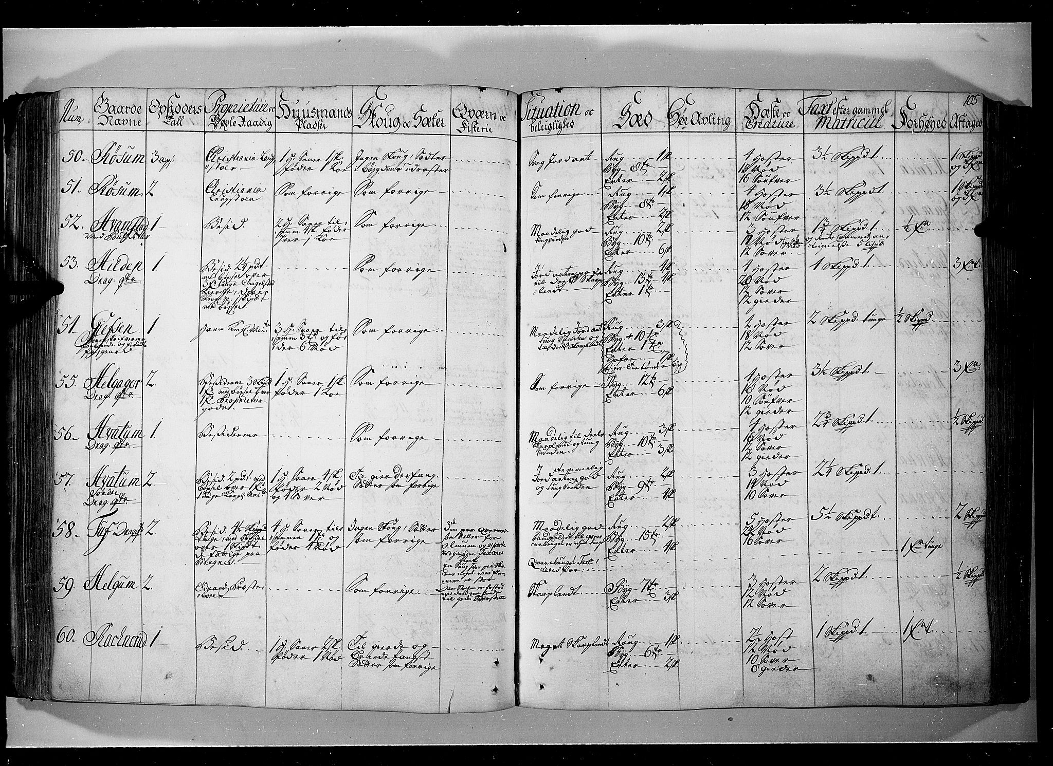 Rentekammeret inntil 1814, Realistisk ordnet avdeling, AV/RA-EA-4070/N/Nb/Nbf/L0104: Hadeland, Toten og Valdres eksaminasjonsprotokoll, 1723, p. 104b-105a