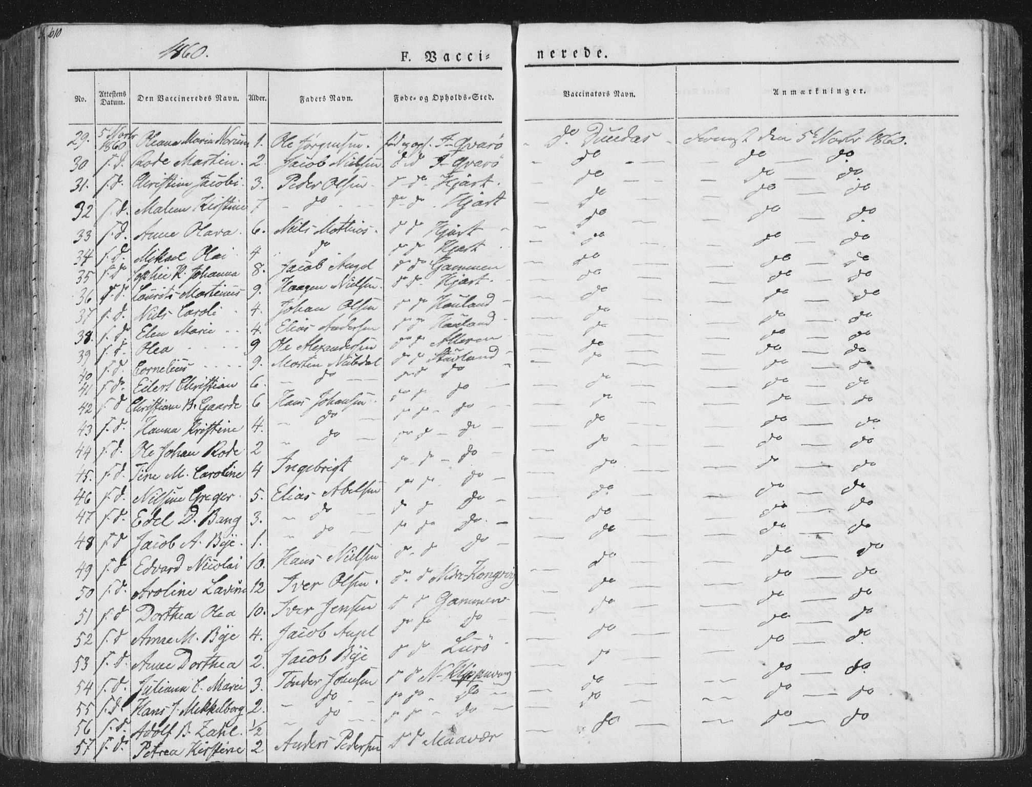 Ministerialprotokoller, klokkerbøker og fødselsregistre - Nordland, AV/SAT-A-1459/839/L0566: Parish register (official) no. 839A03, 1825-1862, p. 610