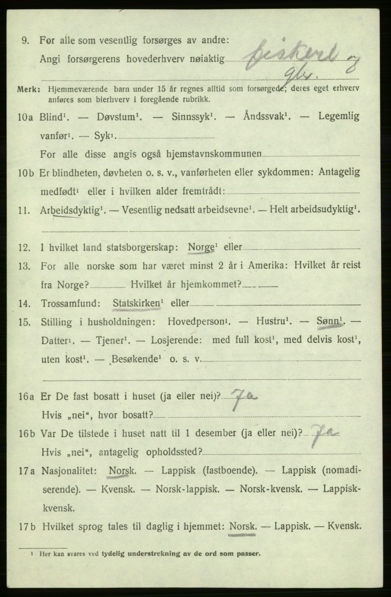 SATØ, 1920 census for Måsøy, 1920, p. 1255