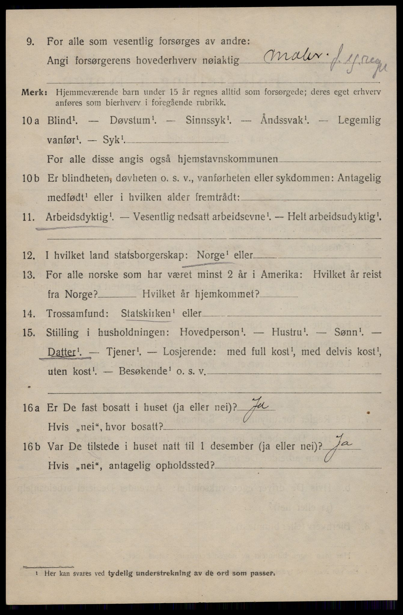 SAT, 1920 census for Trondheim, 1920, p. 35855