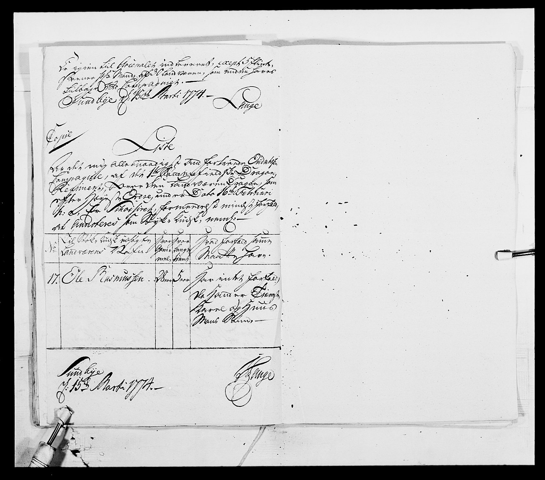 Generalitets- og kommissariatskollegiet, Det kongelige norske kommissariatskollegium, AV/RA-EA-5420/E/Eh/L0003: 1. Sønnafjelske dragonregiment, 1767-1812, p. 574