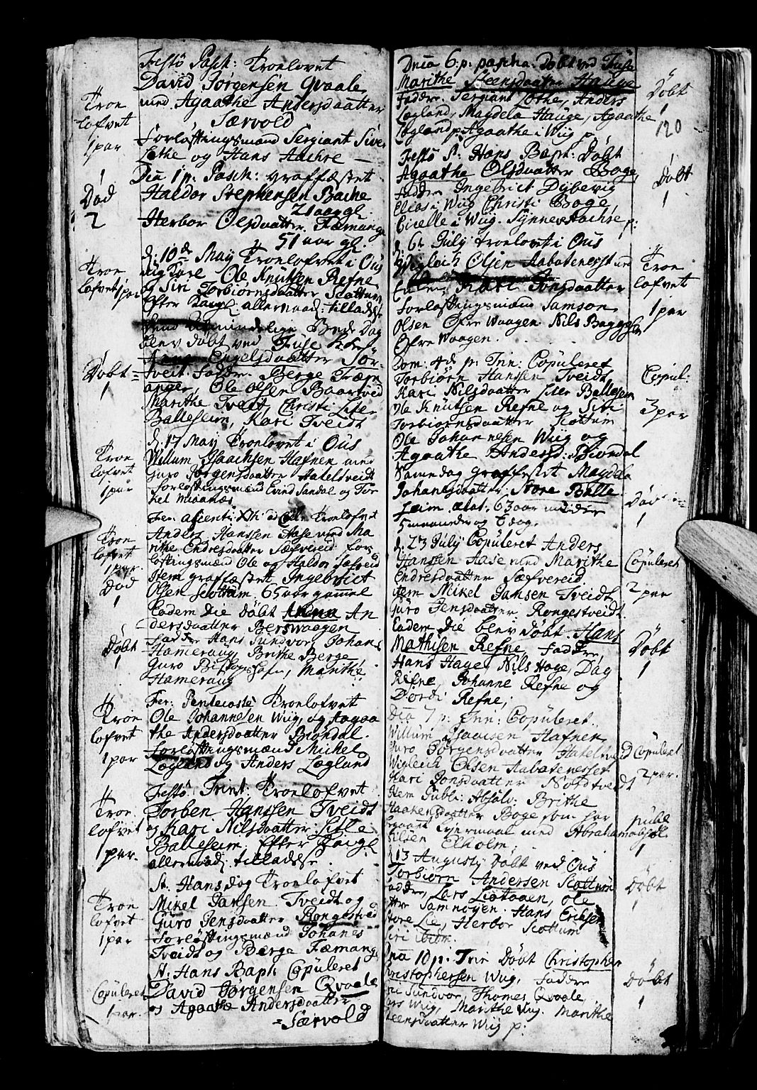 Os sokneprestembete, SAB/A-99929: Parish register (official) no. A 5, 1669-1760, p. 120