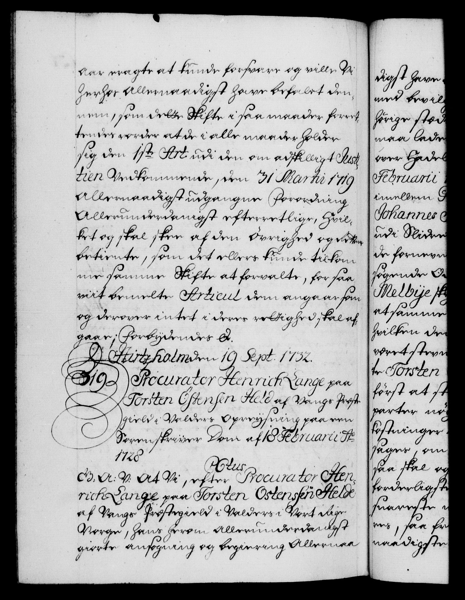 Danske Kanselli 1572-1799, AV/RA-EA-3023/F/Fc/Fca/Fcaa/L0027: Norske registre, 1730-1732, p. 636b