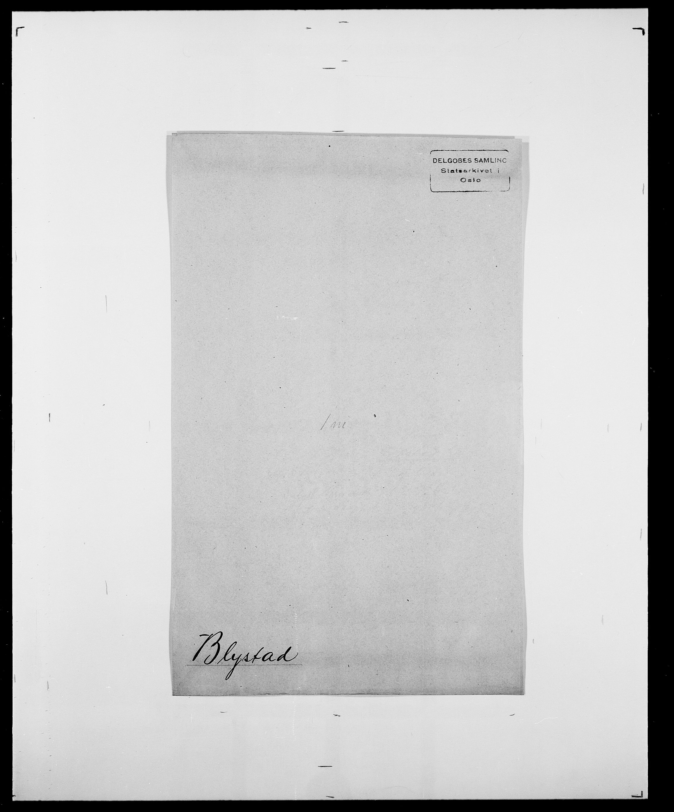 Delgobe, Charles Antoine - samling, SAO/PAO-0038/D/Da/L0004: Bergendahl - Blære, p. 806