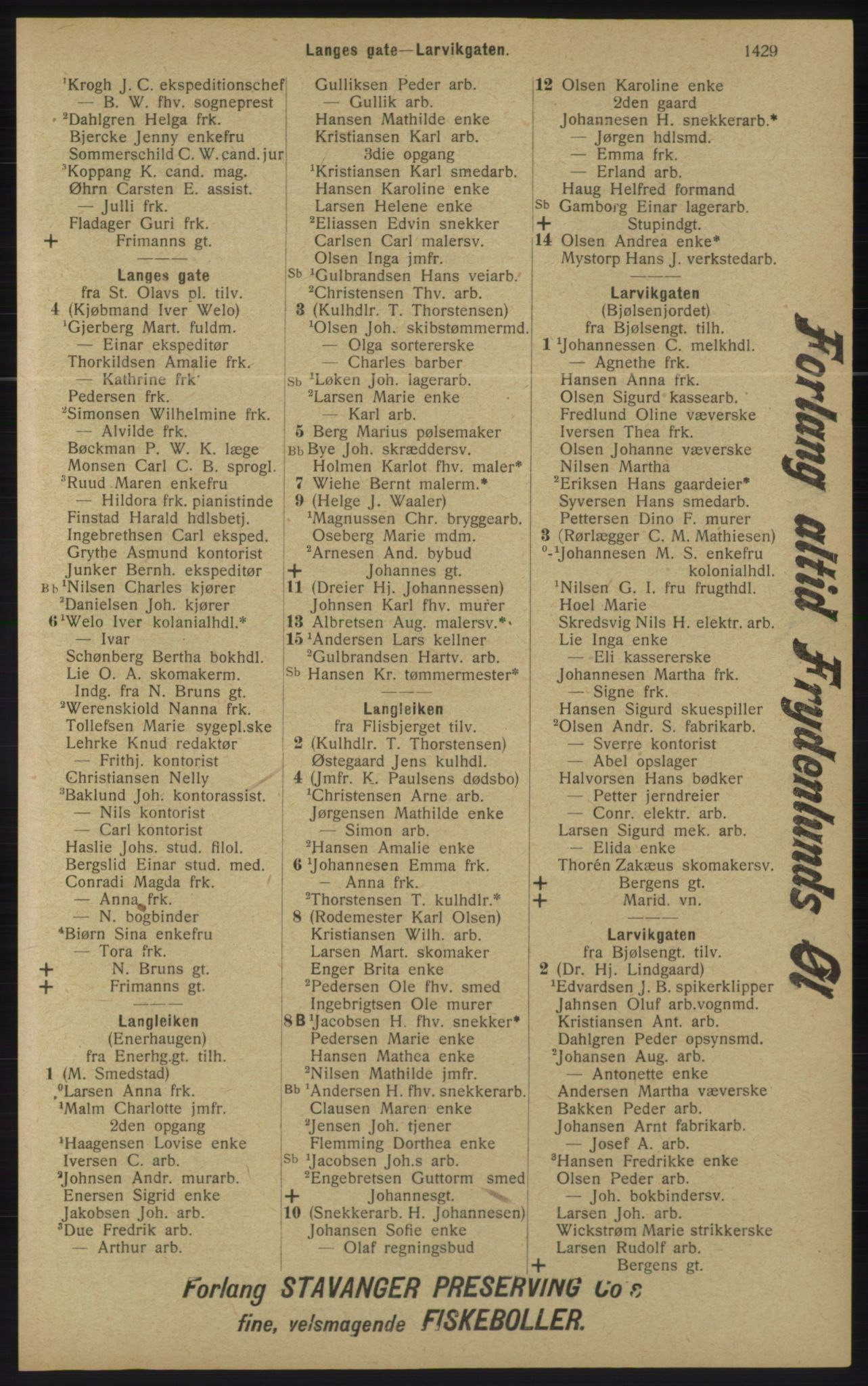 Kristiania/Oslo adressebok, PUBL/-, 1913, p. 1385