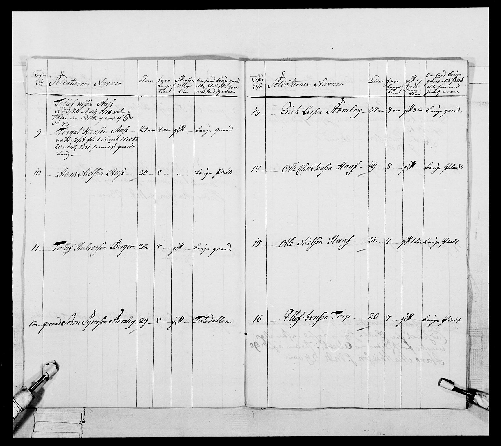 Generalitets- og kommissariatskollegiet, Det kongelige norske kommissariatskollegium, AV/RA-EA-5420/E/Eh/L0051: 1. Smålenske nasjonale infanteriregiment, 1759-1773, p. 304