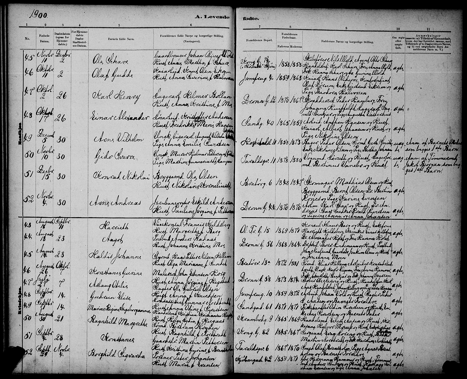 Ministerialprotokoller, klokkerbøker og fødselsregistre - Sør-Trøndelag, AV/SAT-A-1456/602/L0143: Parish register (copy) no. 602C11, 1878-1902