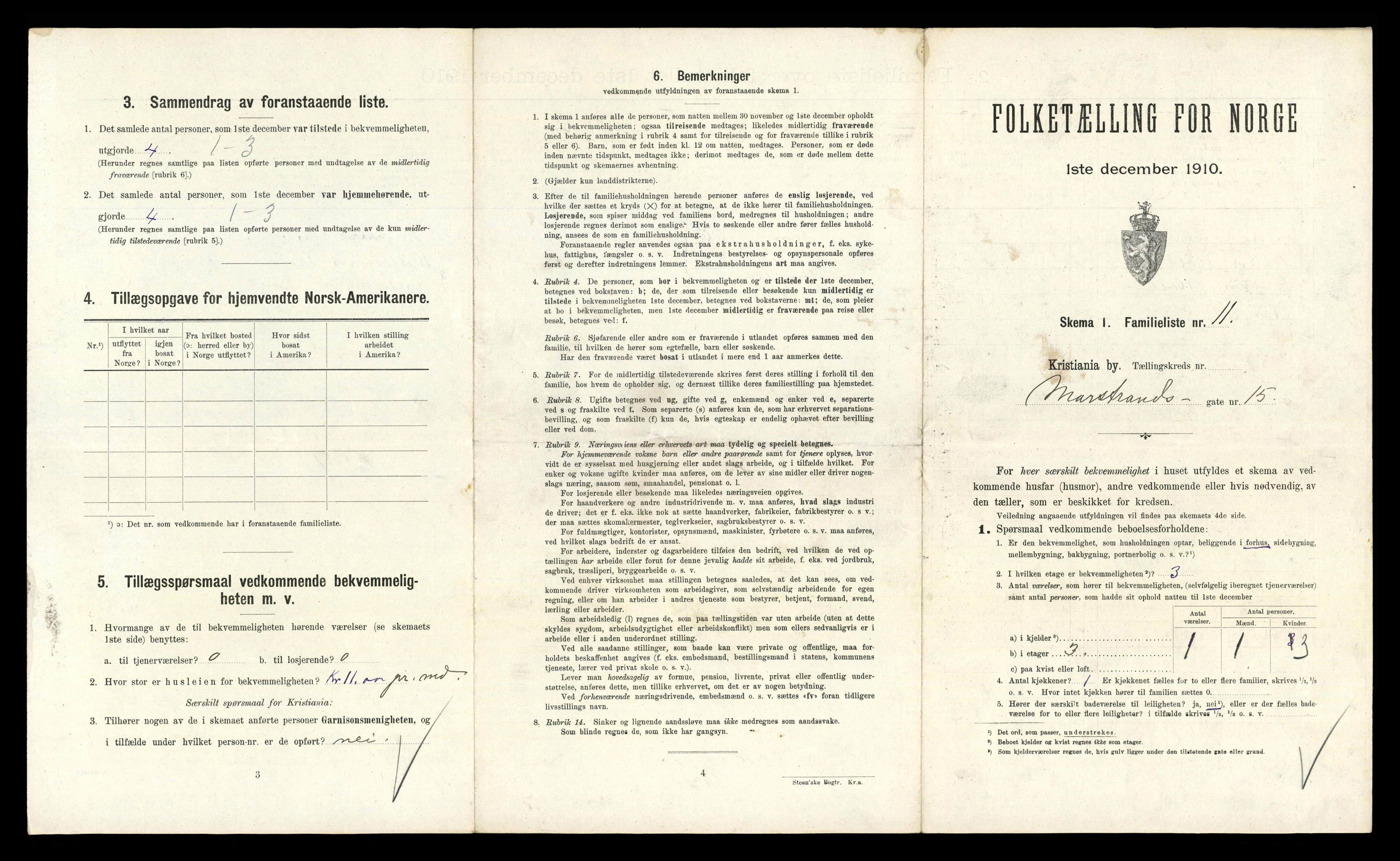 RA, 1910 census for Kristiania, 1910, p. 63161