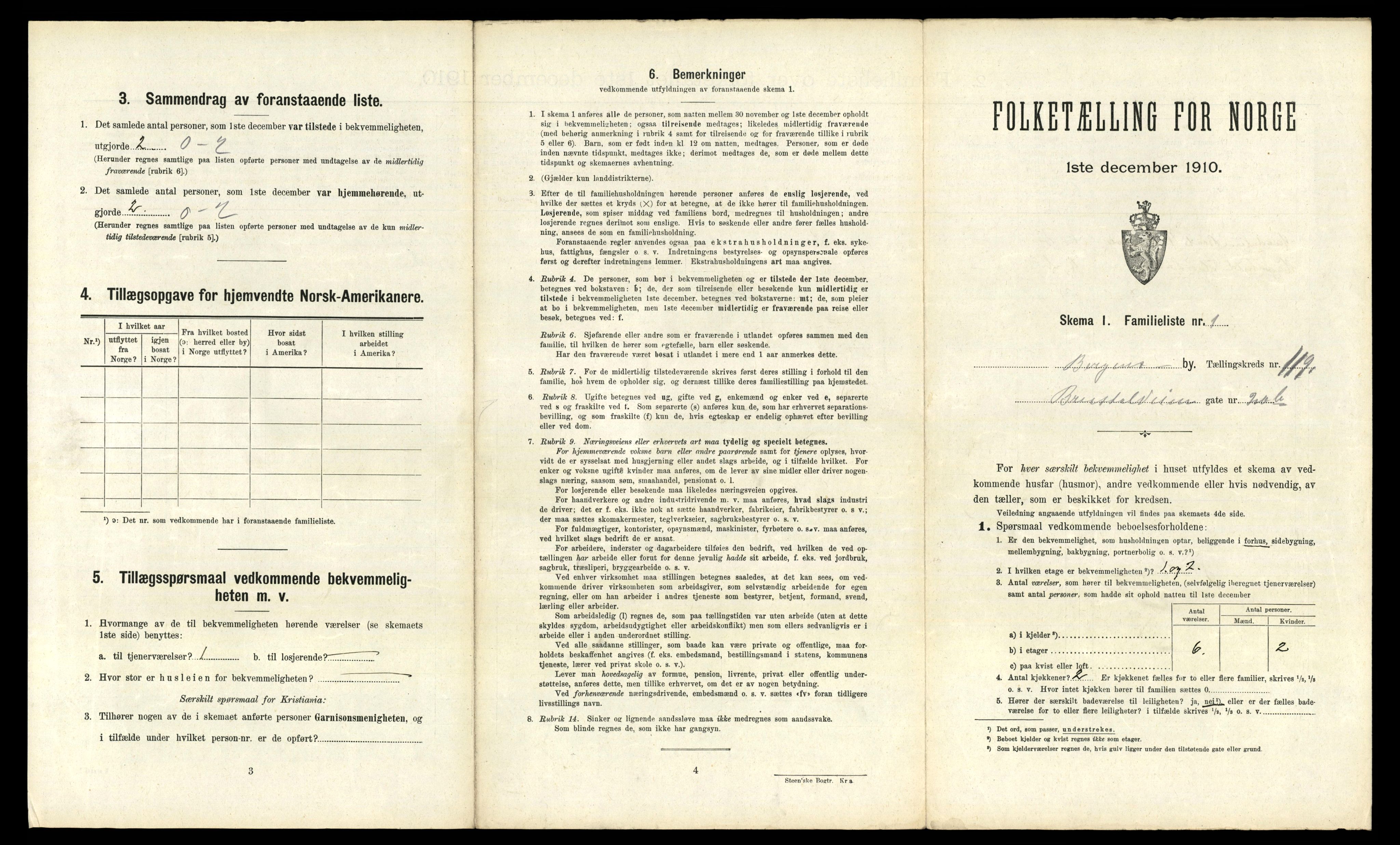 RA, 1910 census for Bergen, 1910, p. 41479