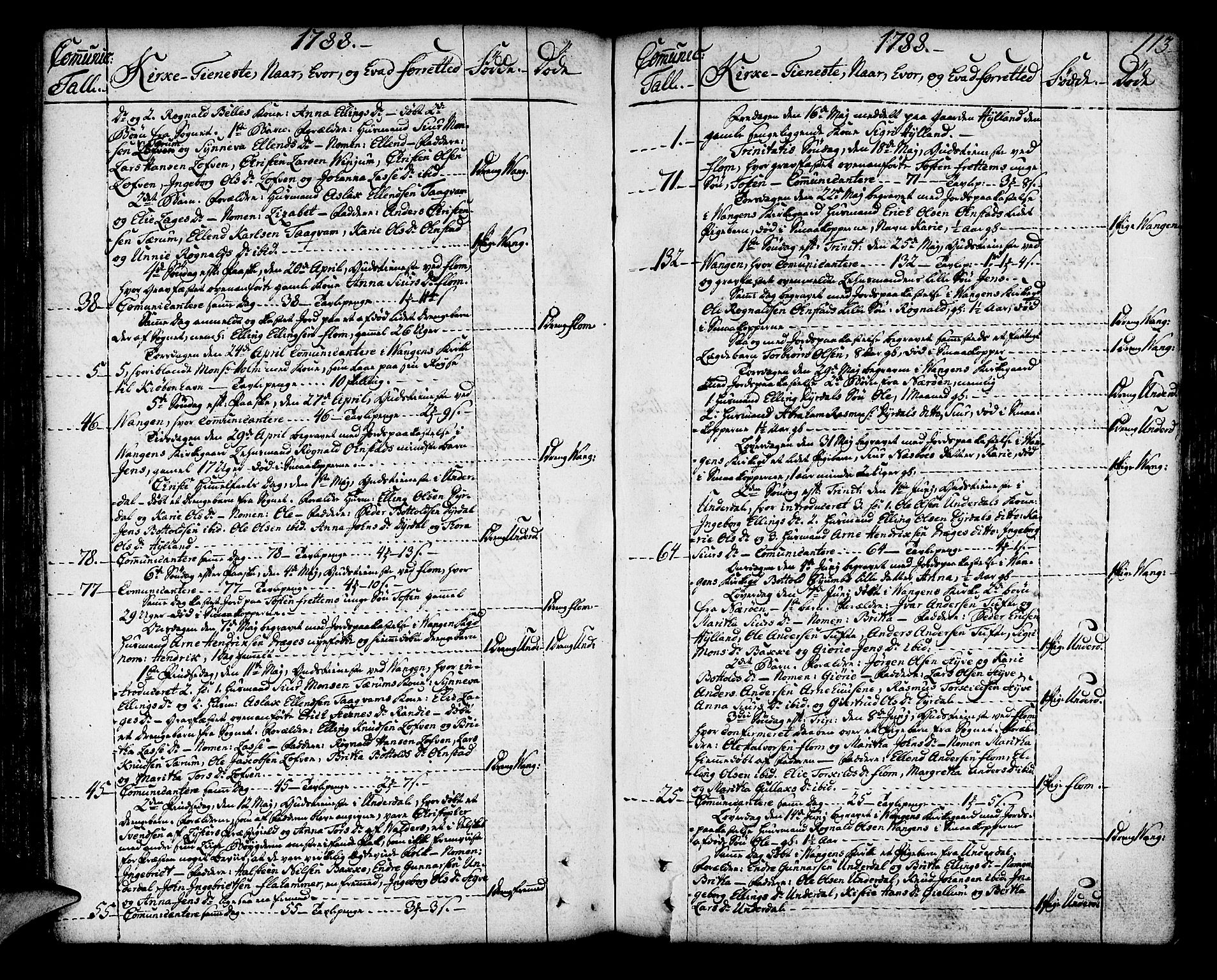 Aurland sokneprestembete, AV/SAB-A-99937/H/Ha/Haa/L0004: Parish register (official) no. A 4, 1756-1801, p. 113