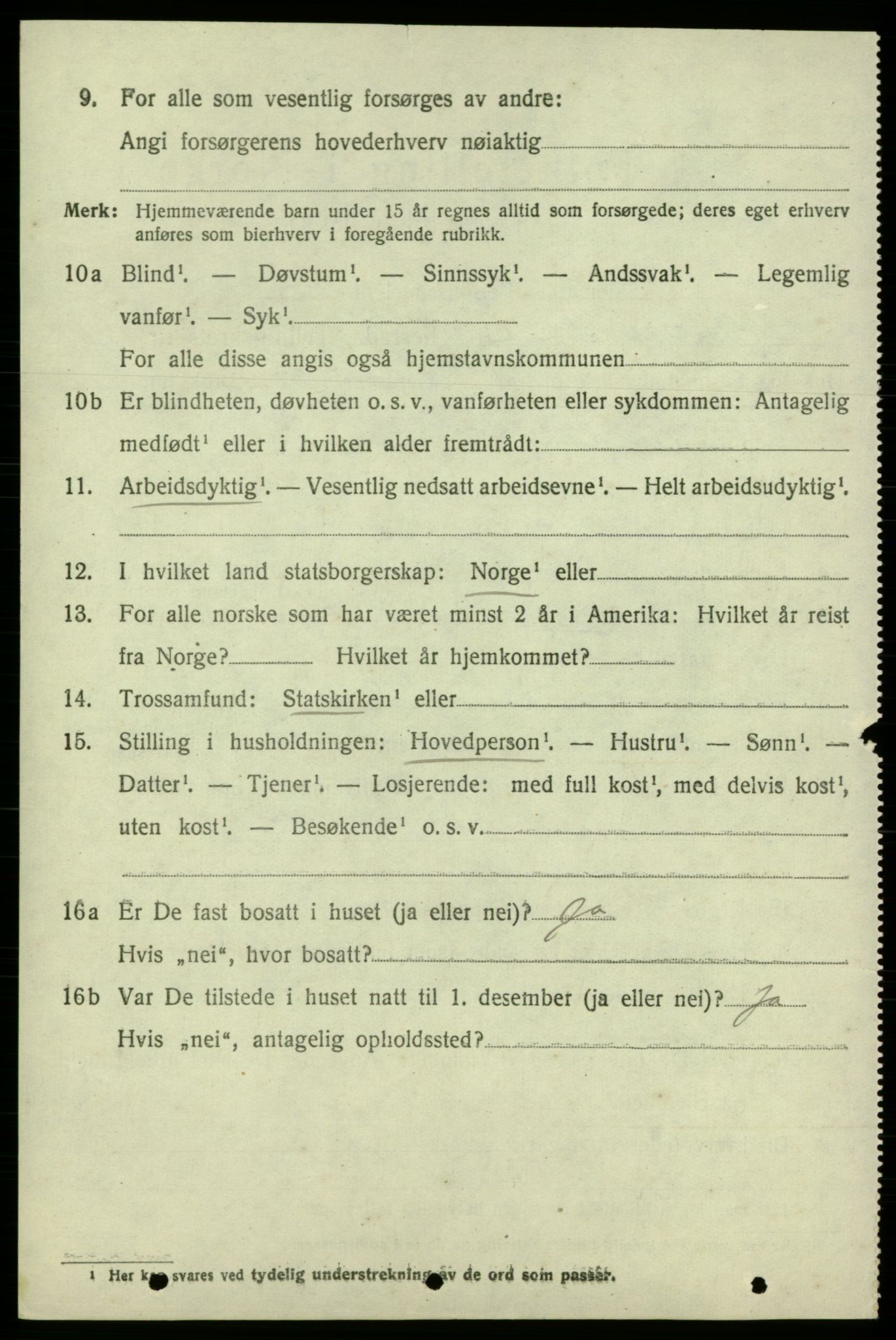 SAB, 1920 census for Kvinnherad, 1920, p. 4073