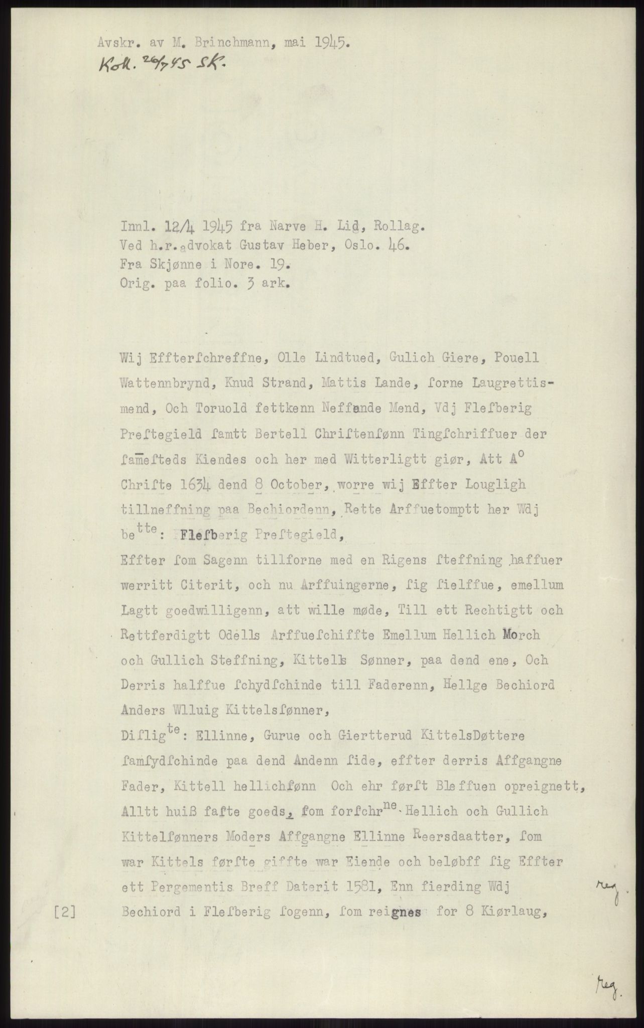 Samlinger til kildeutgivelse, Diplomavskriftsamlingen, RA/EA-4053/H/Ha, p. 703