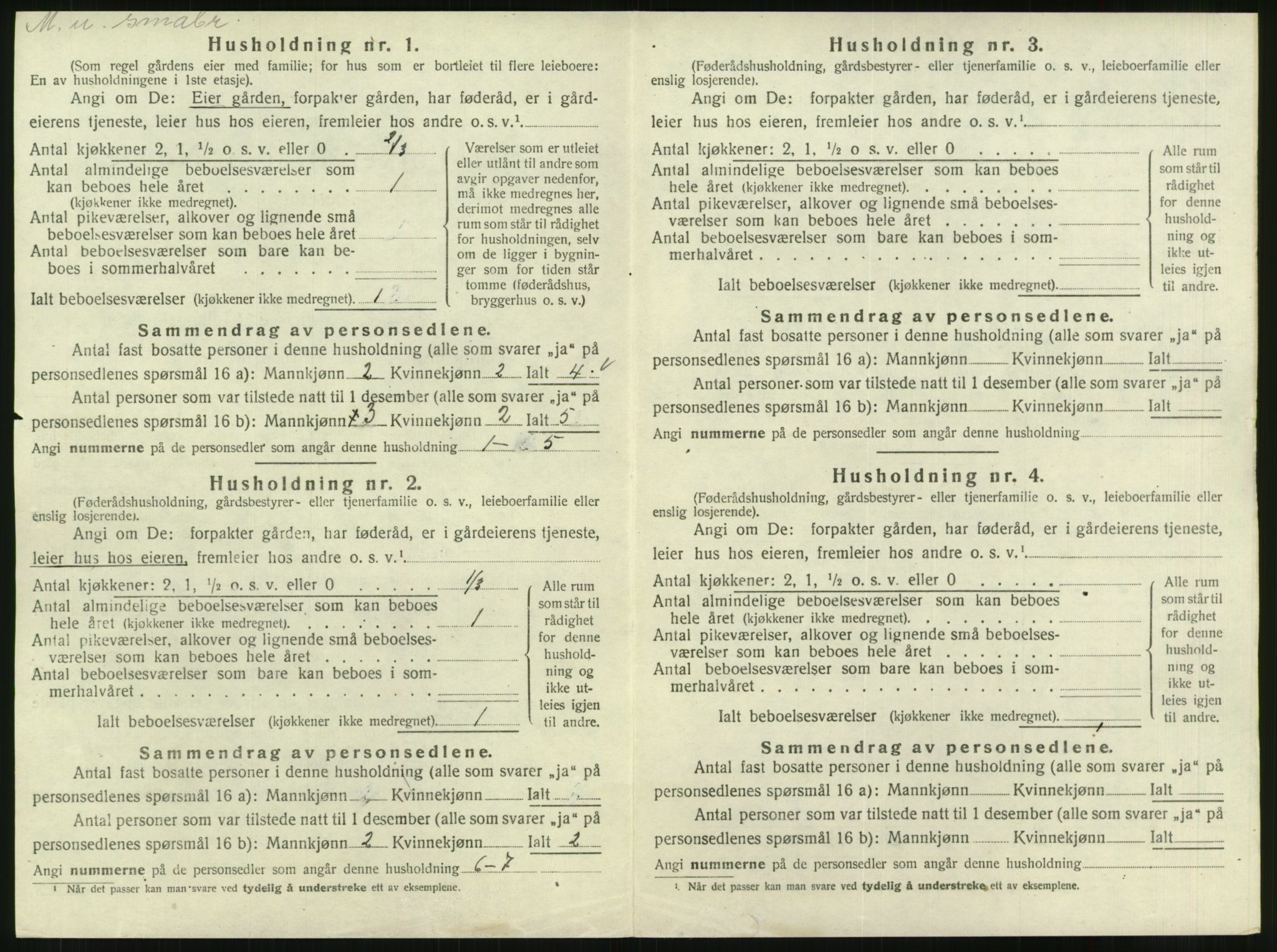 SAT, 1920 census for Leksvik, 1920, p. 51