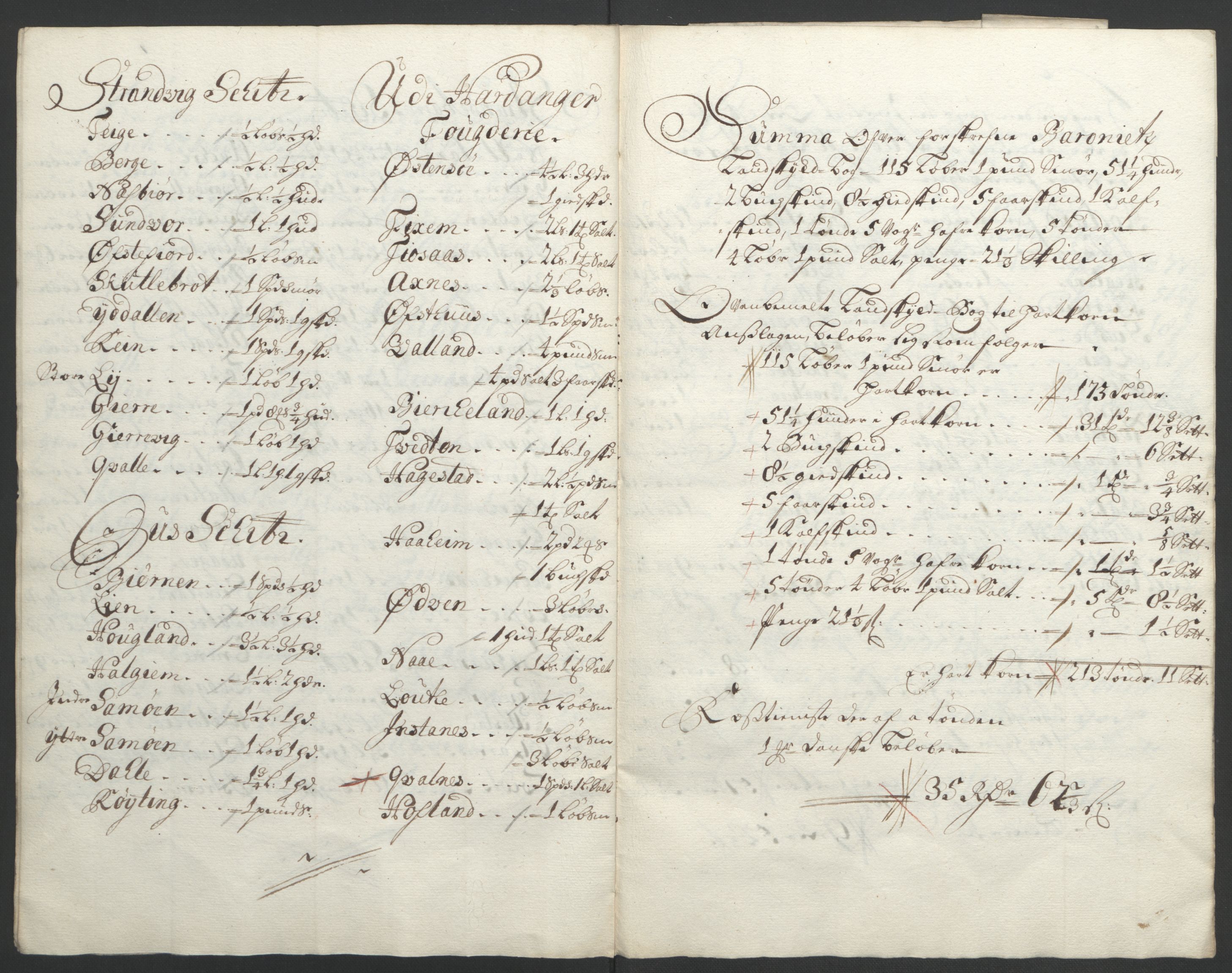 Rentekammeret inntil 1814, Reviderte regnskaper, Fogderegnskap, AV/RA-EA-4092/R49/L3138: Fogderegnskap Rosendal Baroni, 1691-1714, p. 155