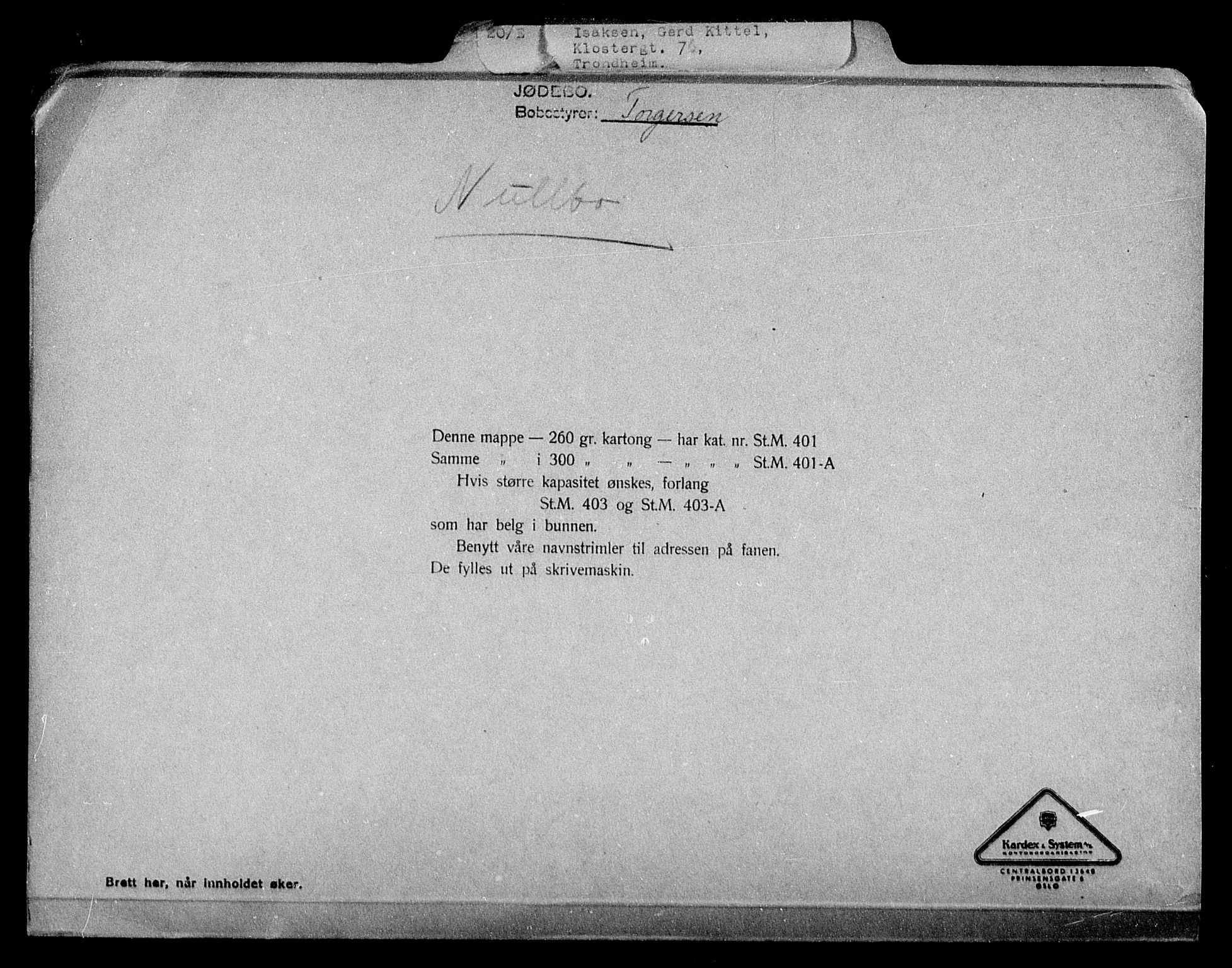 Justisdepartementet, Tilbakeføringskontoret for inndratte formuer, RA/S-1564/H/Hc/Hca/L0897: --, 1945-1947, p. 2