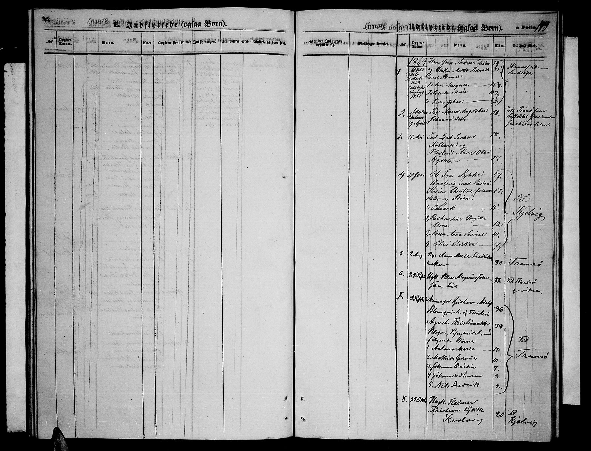 Lyngen sokneprestembete, SATØ/S-1289/H/He/Heb/L0003klokker: Parish register (copy) no. 3, 1861-1867, p. 195