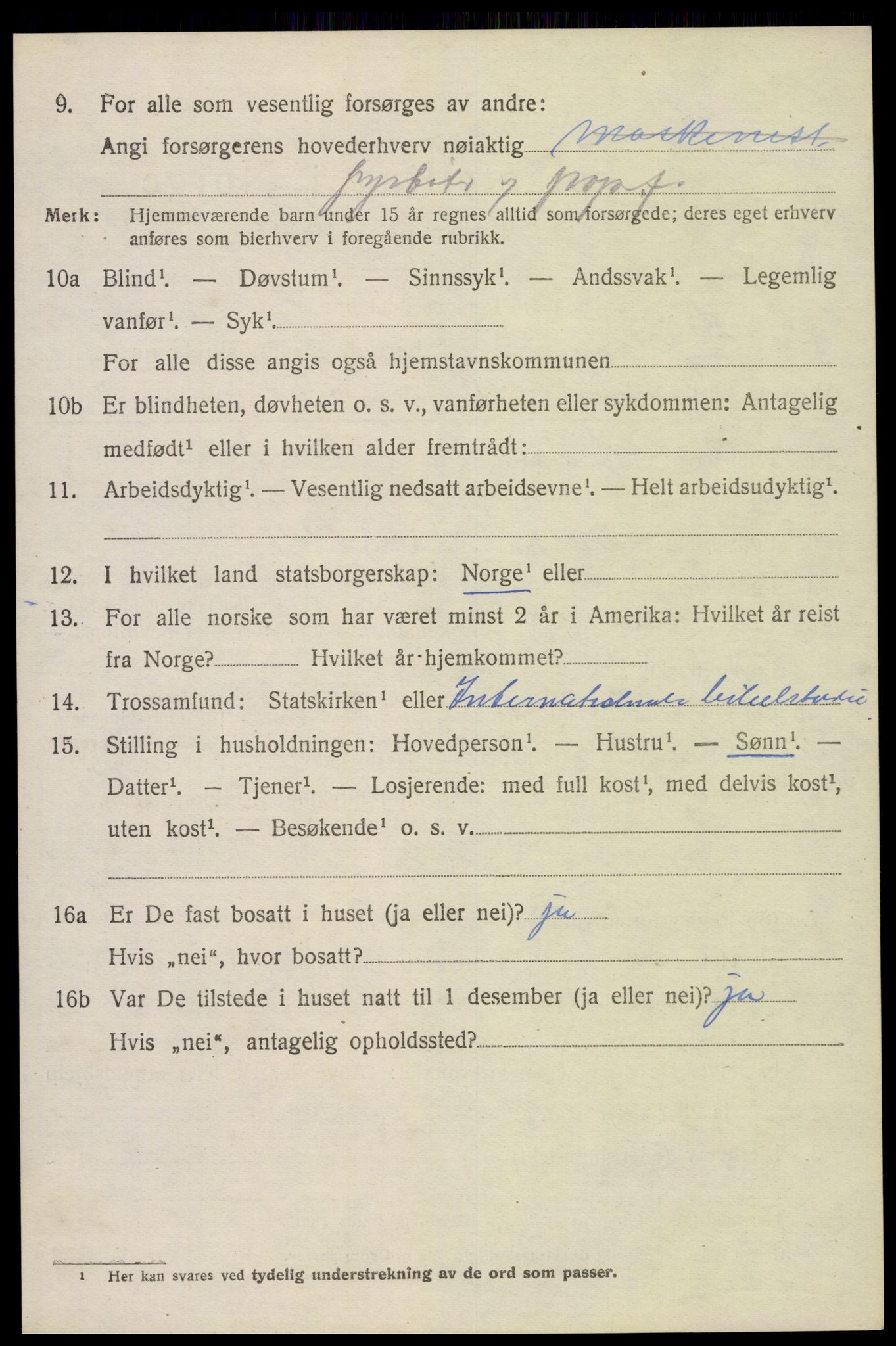 SAKO, 1920 census for Gjerpen, 1920, p. 17845