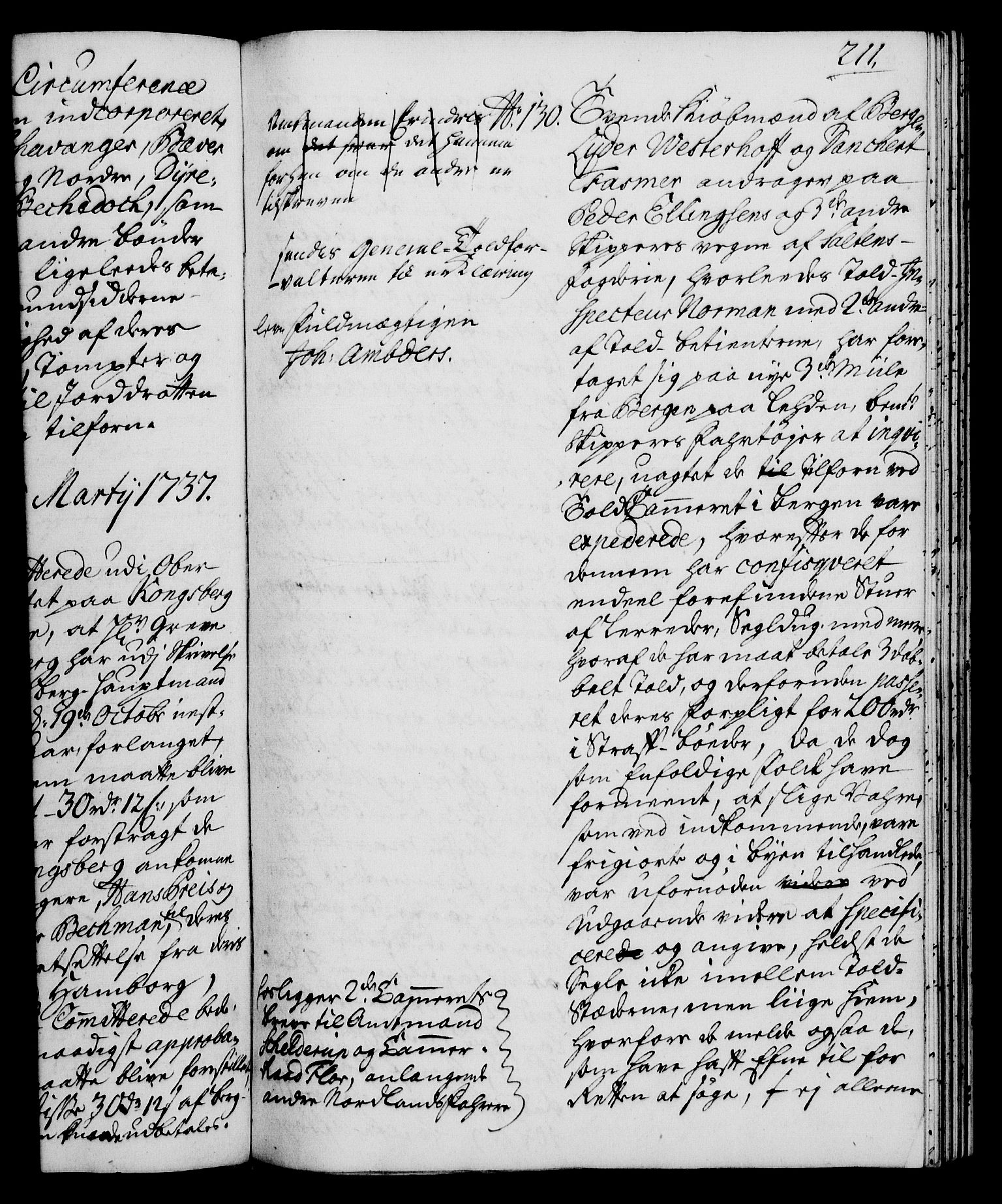 Rentekammeret, Kammerkanselliet, RA/EA-3111/G/Gh/Gha/L0019: Norsk ekstraktmemorialprotokoll (merket RK 53.64), 1736-1737, p. 211