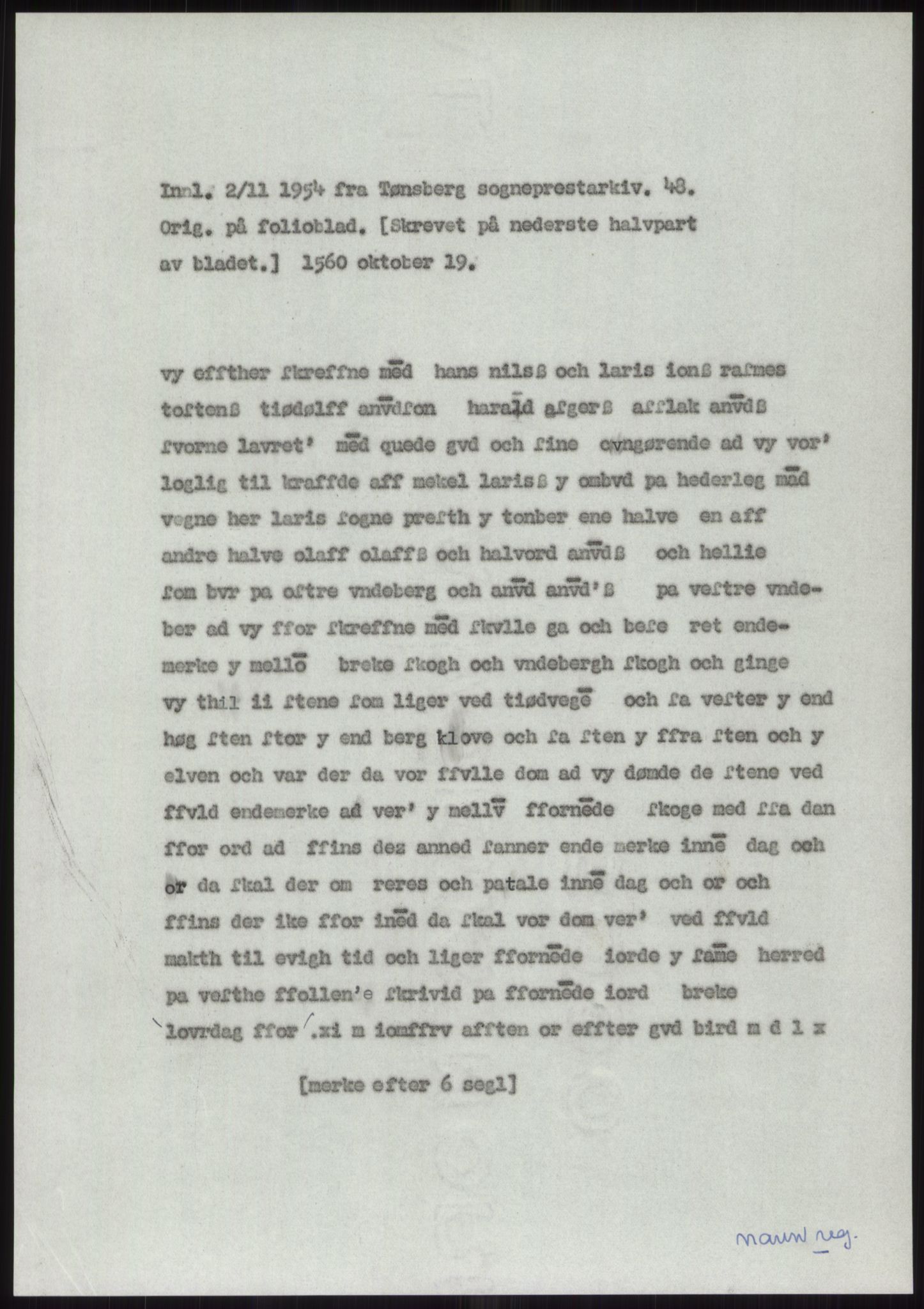 Samlinger til kildeutgivelse, Diplomavskriftsamlingen, AV/RA-EA-4053/H/Ha, p. 1083