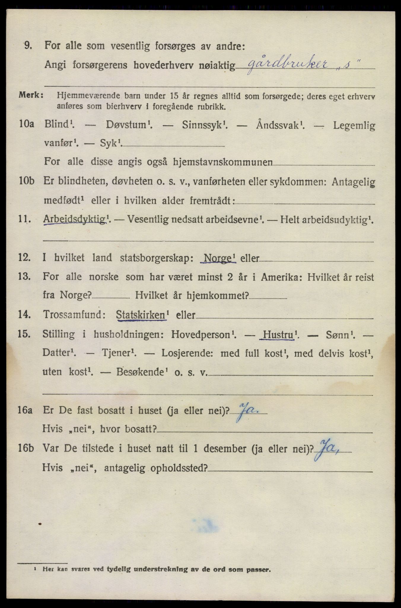 SAKO, 1920 census for Brunlanes, 1920, p. 7664