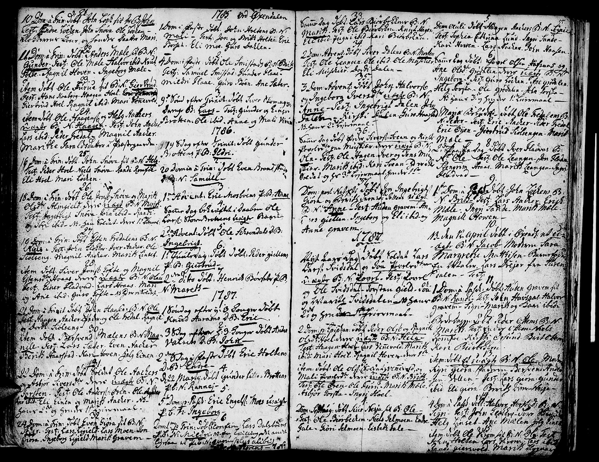 Ministerialprotokoller, klokkerbøker og fødselsregistre - Møre og Romsdal, SAT/A-1454/590/L1007: Parish register (official) no. 590A01, 1752-1793, p. 55
