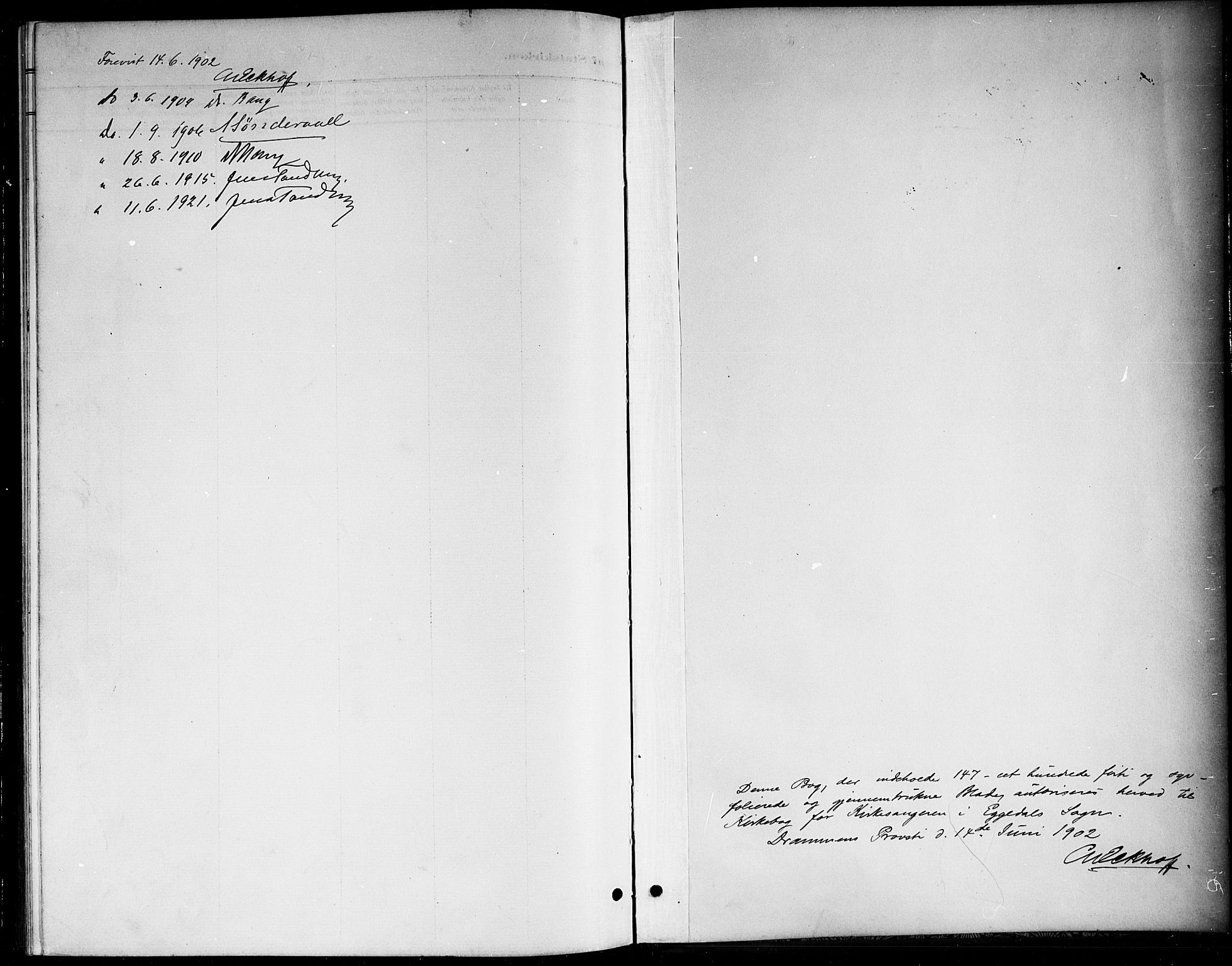 Sigdal kirkebøker, SAKO/A-245/G/Gb/L0003: Parish register (copy) no. II 3, 1901-1916
