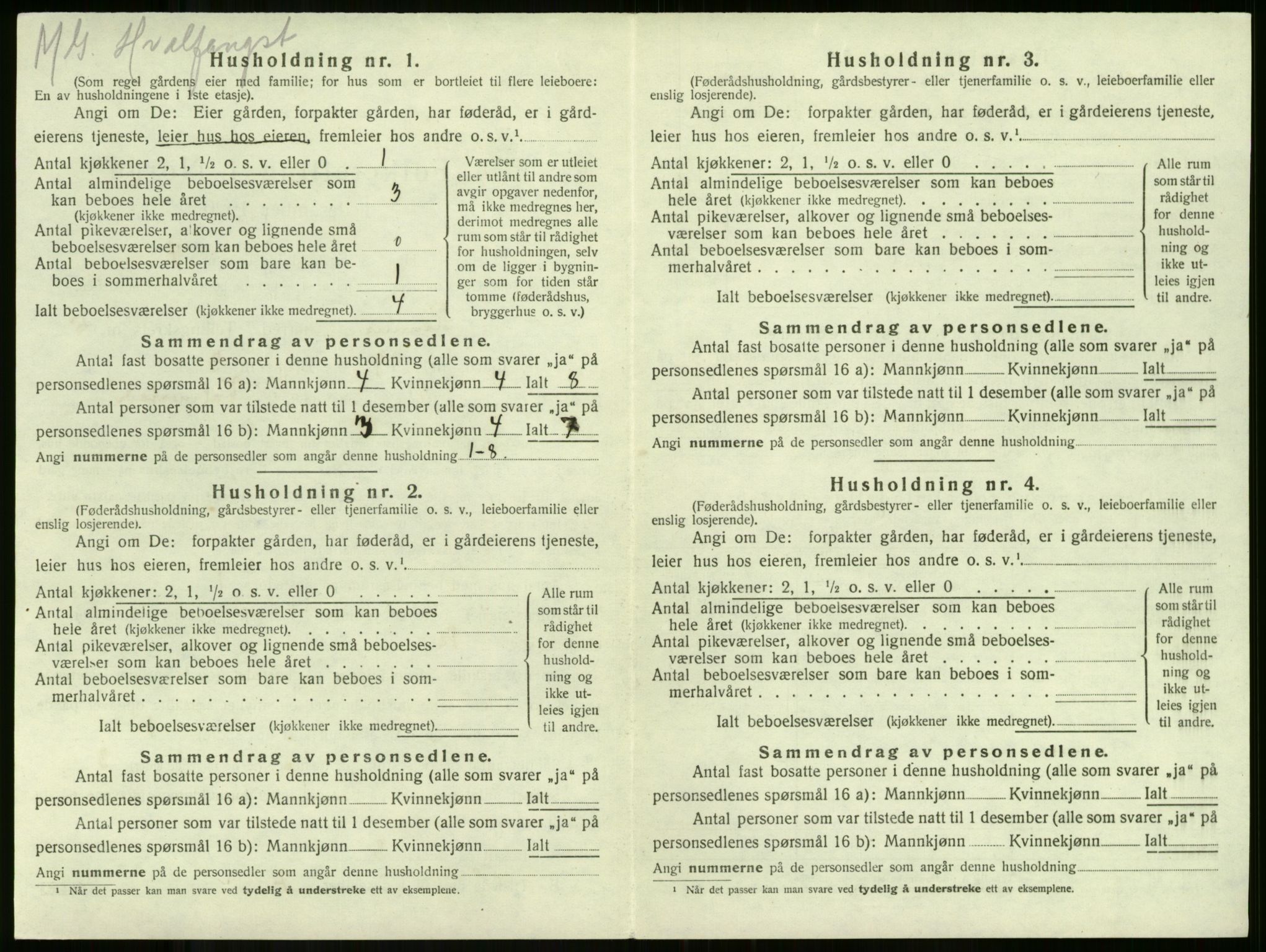 SAKO, 1920 census for Ramnes, 1920, p. 734