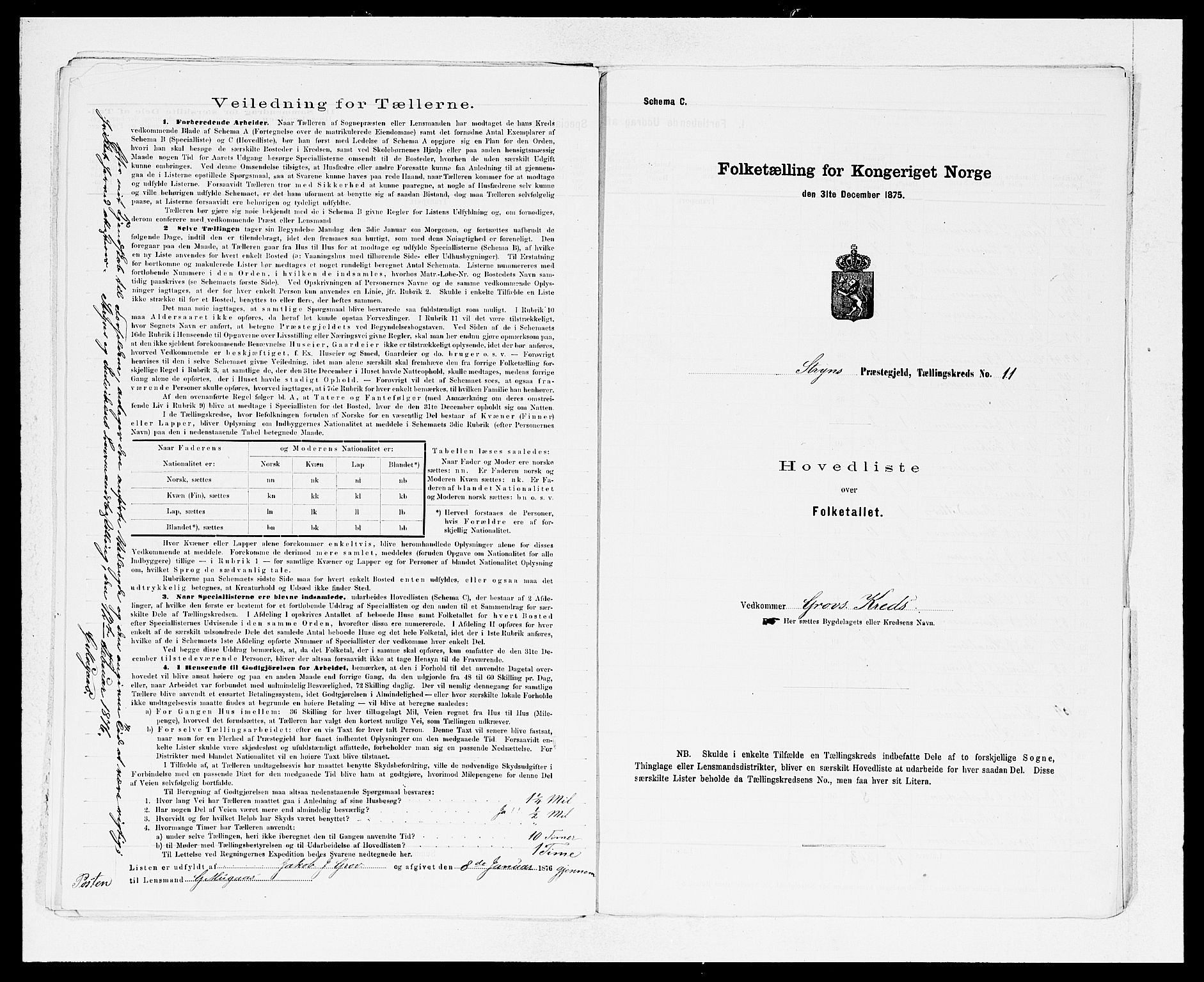 SAB, 1875 Census for 1448P Stryn, 1875, p. 27