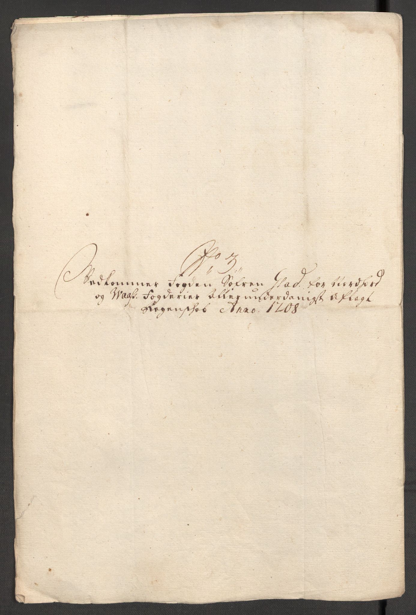 Rentekammeret inntil 1814, Reviderte regnskaper, Fogderegnskap, RA/EA-4092/R51/L3189: Fogderegnskap Nordhordland og Voss, 1708, p. 56