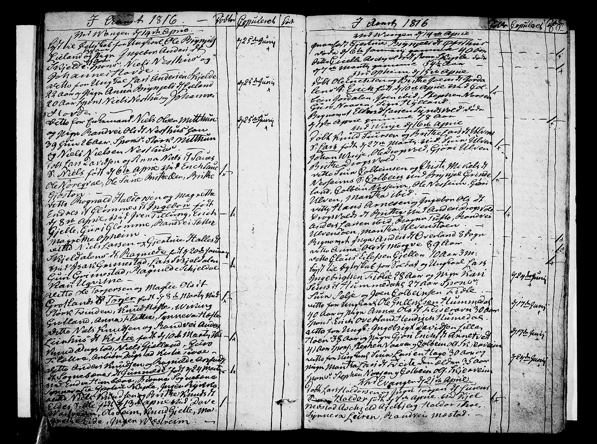 Voss sokneprestembete, SAB/A-79001/H/Haa: Parish register (official) no. A 10, 1810-1821, p. 80